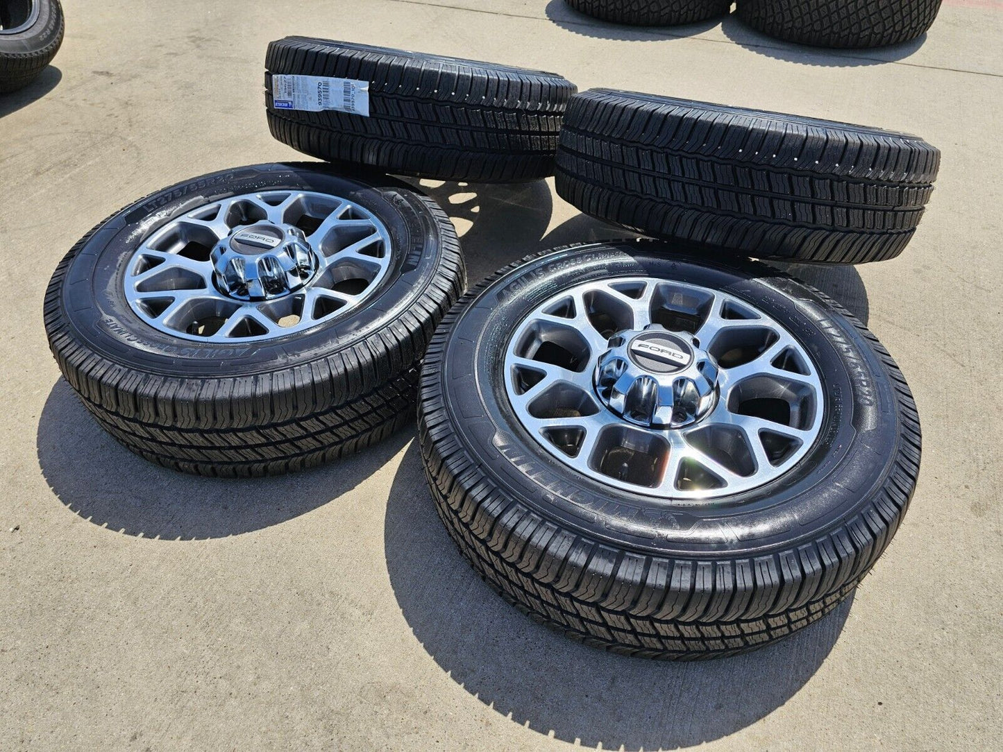 20" Ford F-250 F-350 OEM Lariat wheels rims 10292 tires MICHELIN NEW