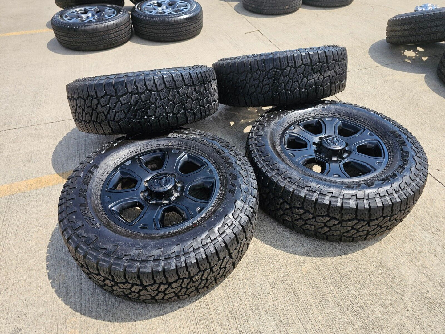 20" Dodge Ram 2500 3500 OEM 2477 wheels rims 2017 2018 2021 2022 2023 FALKEN 37"