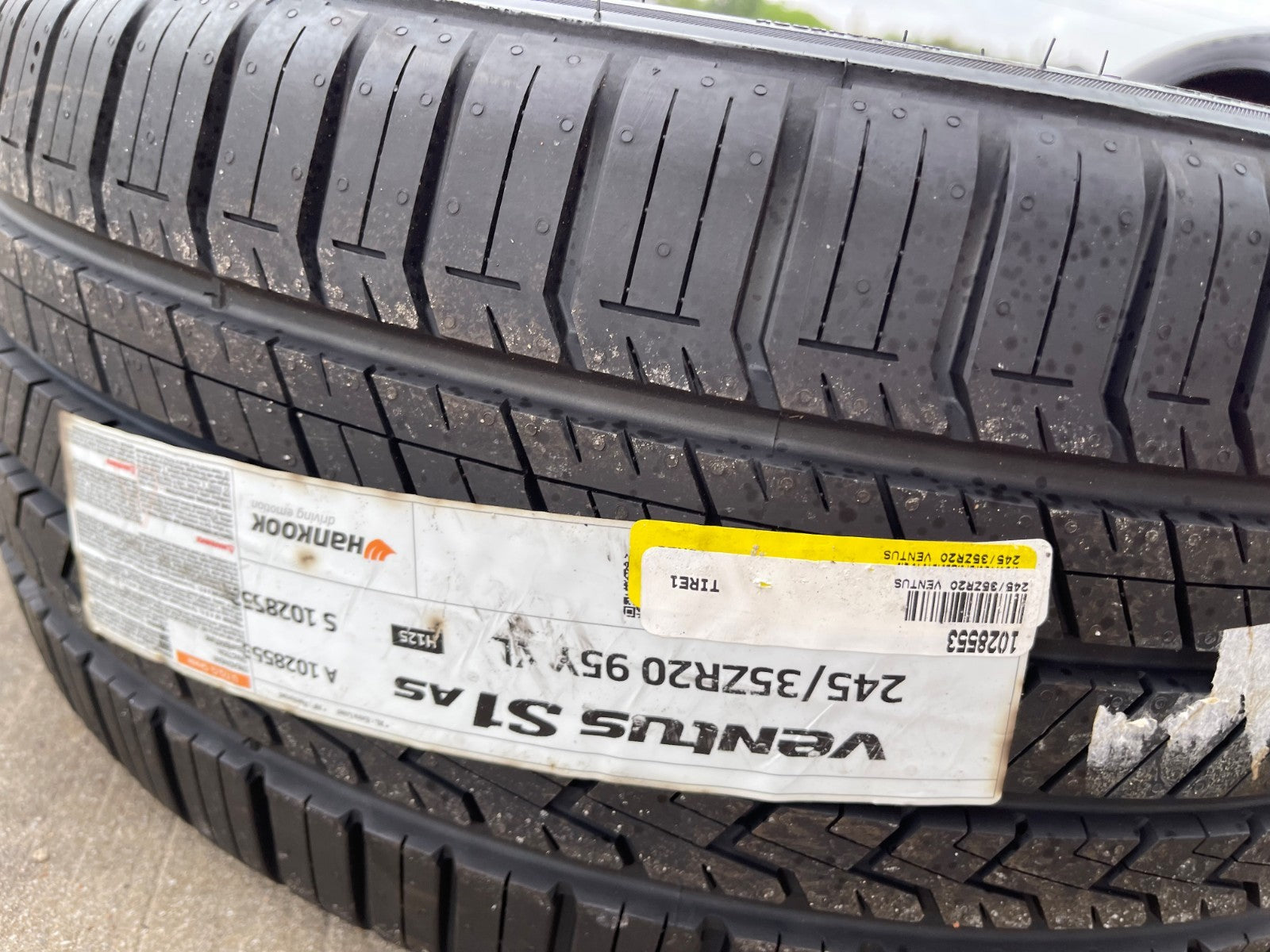 Shop OEM (1) 245/35/20 Hankook Ventus S1 A/S tire 245/35r20 95Y M+ 