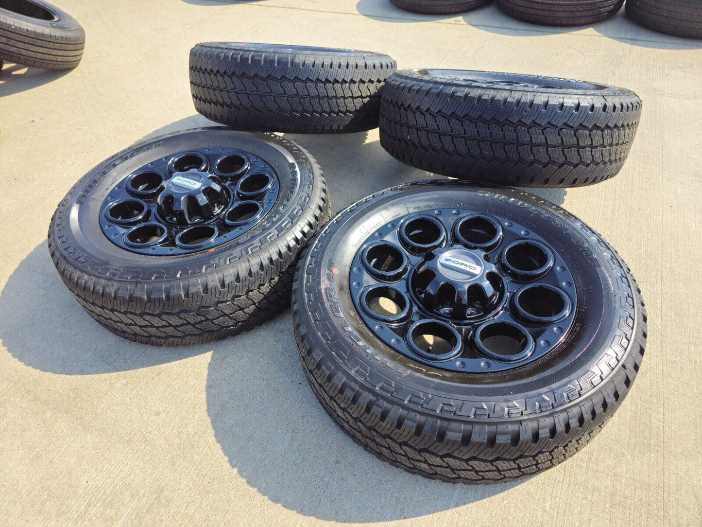 20" Ford F-250 F-350 OEM black TREMOR wheels rims 10299 tires 2023 2024