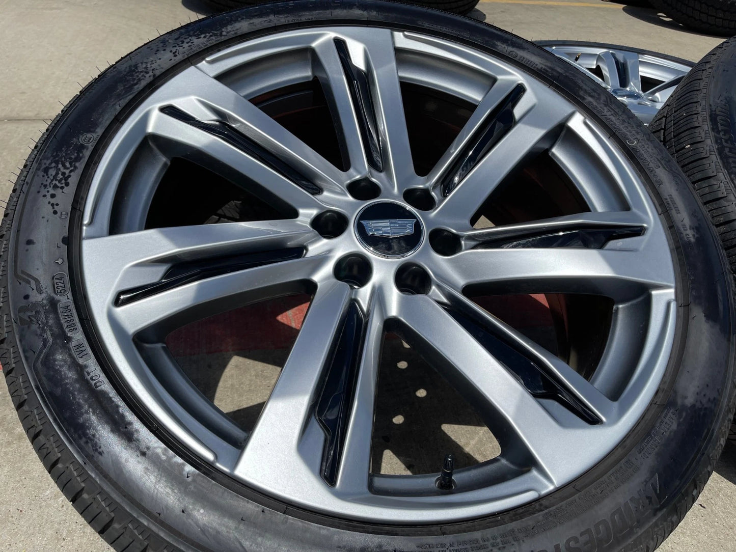 24" Cadillac Escalade V OEM wheels rims tires 2022 2023 2024 2025 2026