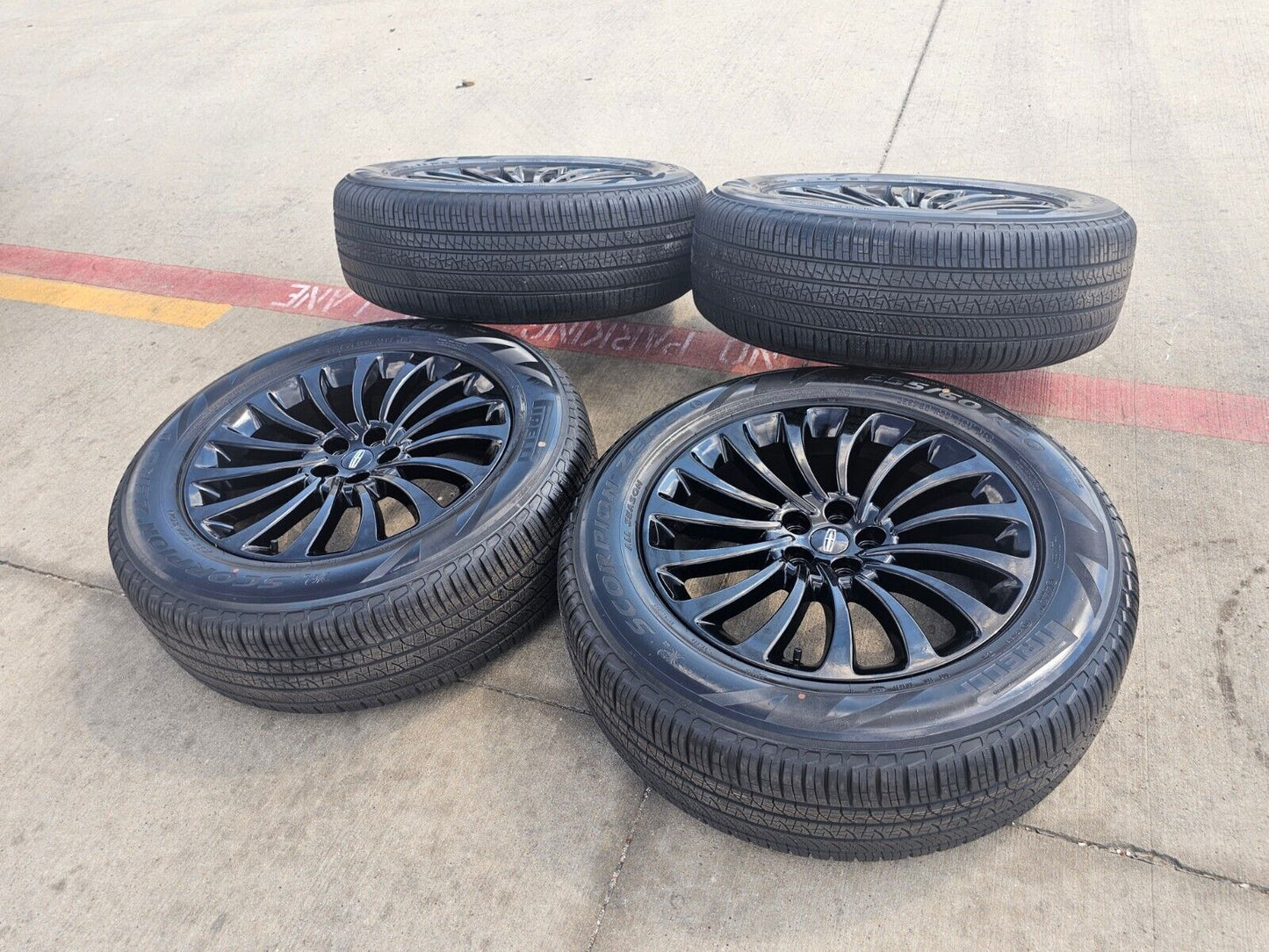 20" Lincoln Aviator Black Label OEM rims wheels 10189 Explorer 2024 2025 NEW