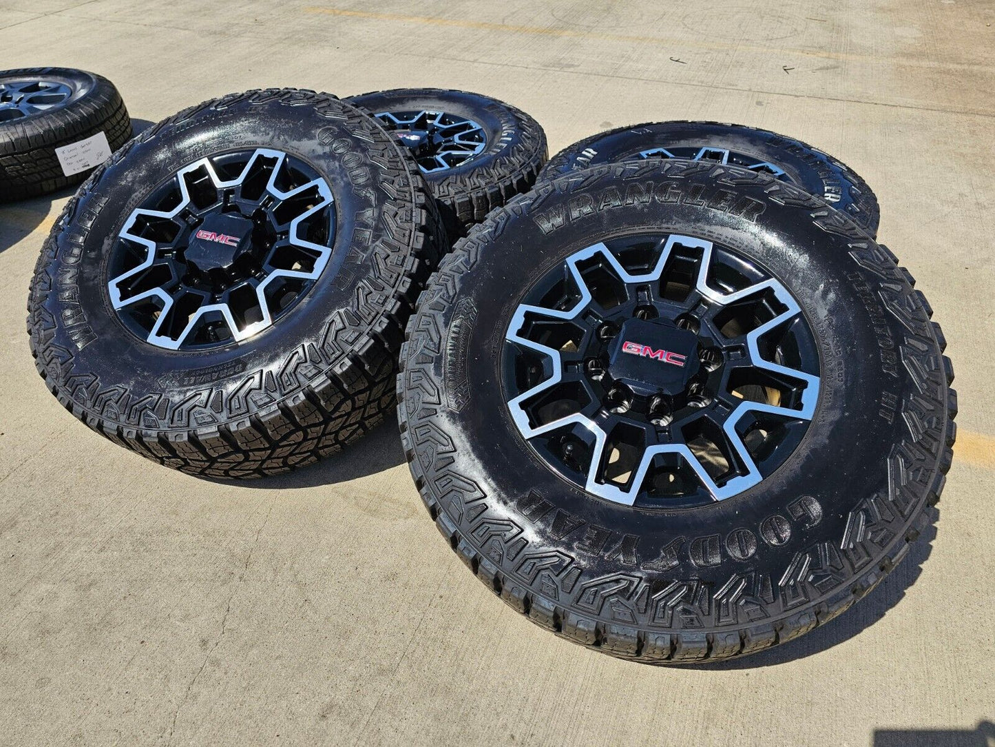 18" GMC Sierra AT4X Chevy Trail Boss 2500 OEM wheels rims tires 2024 2025 NEW