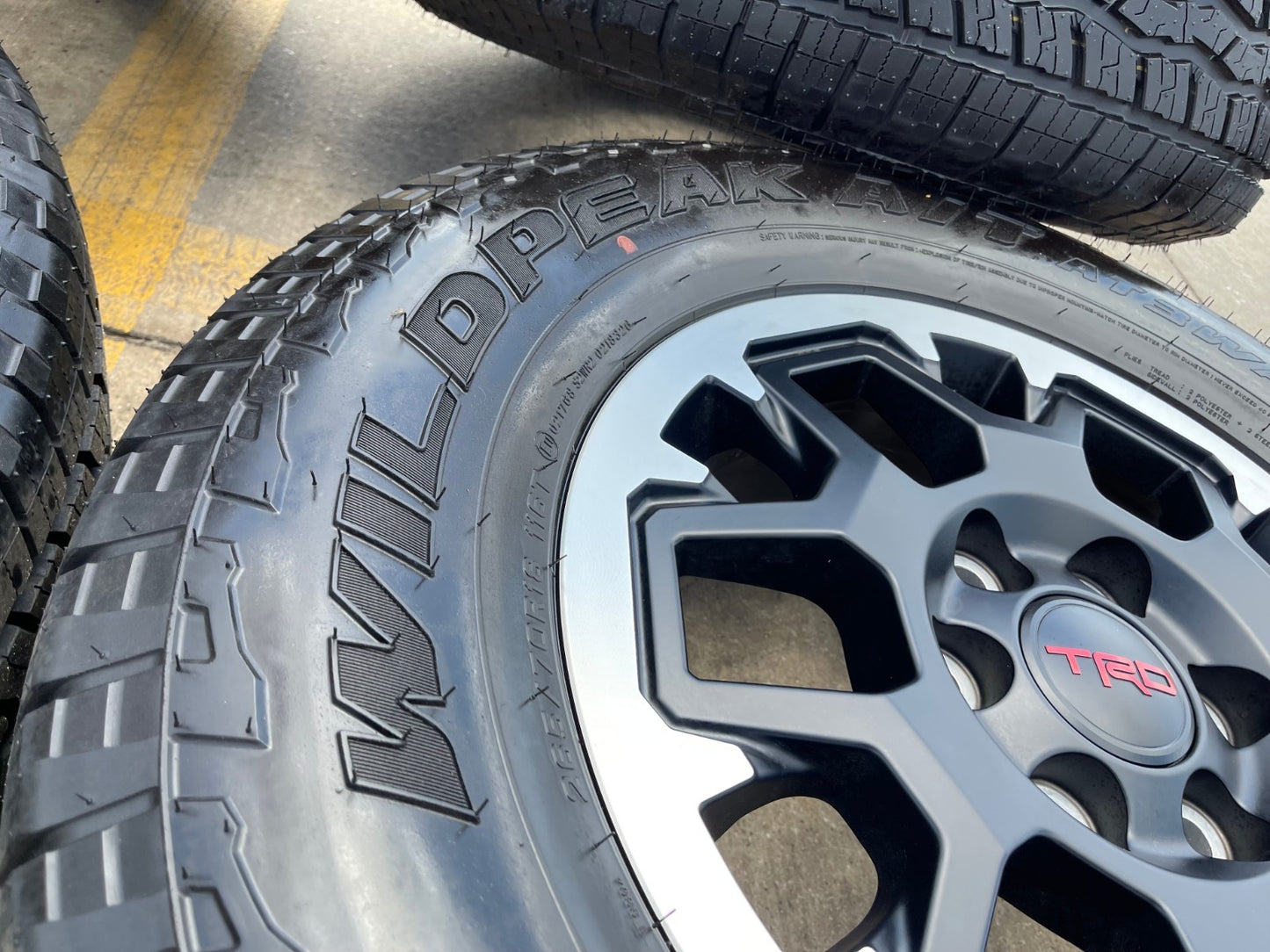 18" Toyota Tacoma 4Runner TRD OEM wheels rims tires 2024 2025 2026 NEW