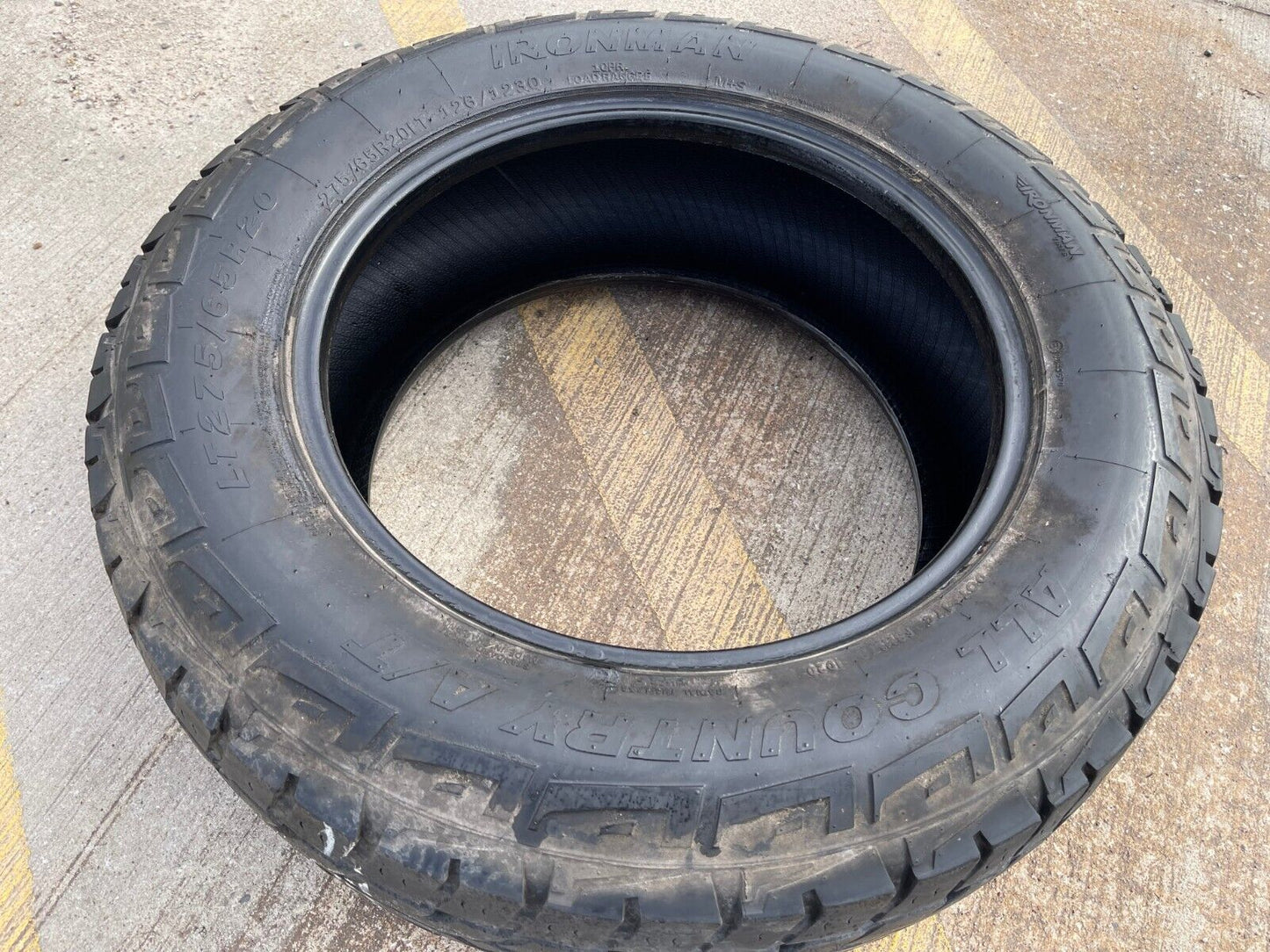 (1) 275/65/20 Ironman All Country A/T tire LT 10 ply load range E