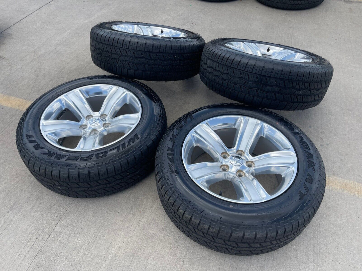 20" Dodge Ram 1500 OEM wheels rims 5x5.5 2453 tires 2018 2019 2020 2021