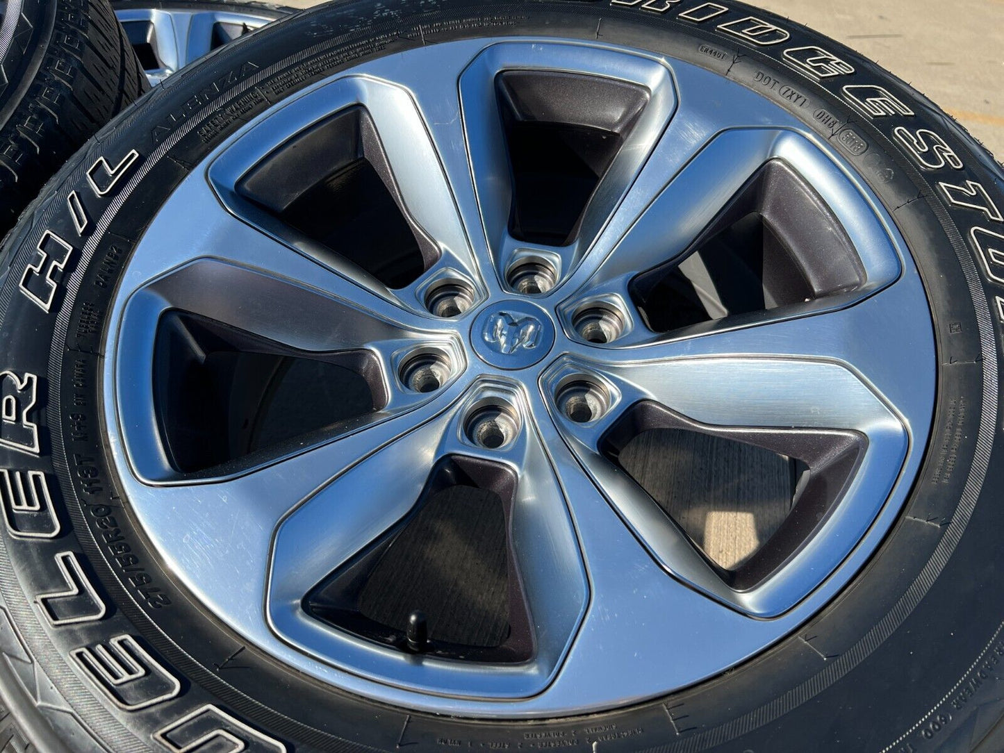 20" Dodge Ram 1500 OEM Laramie wheels rims 2681 tires 2021 2022 2023 2024