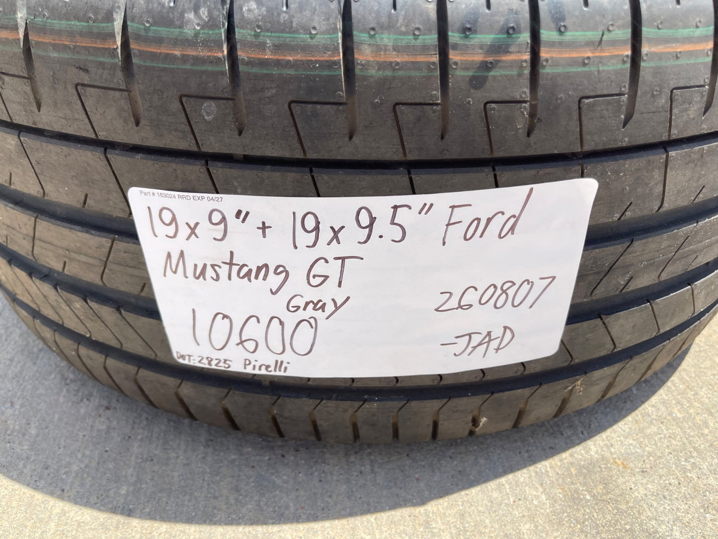 19" Ford Mustang GT Track Pack OEM 10600 10603 wheels rims 2025 2026 2027 NEW