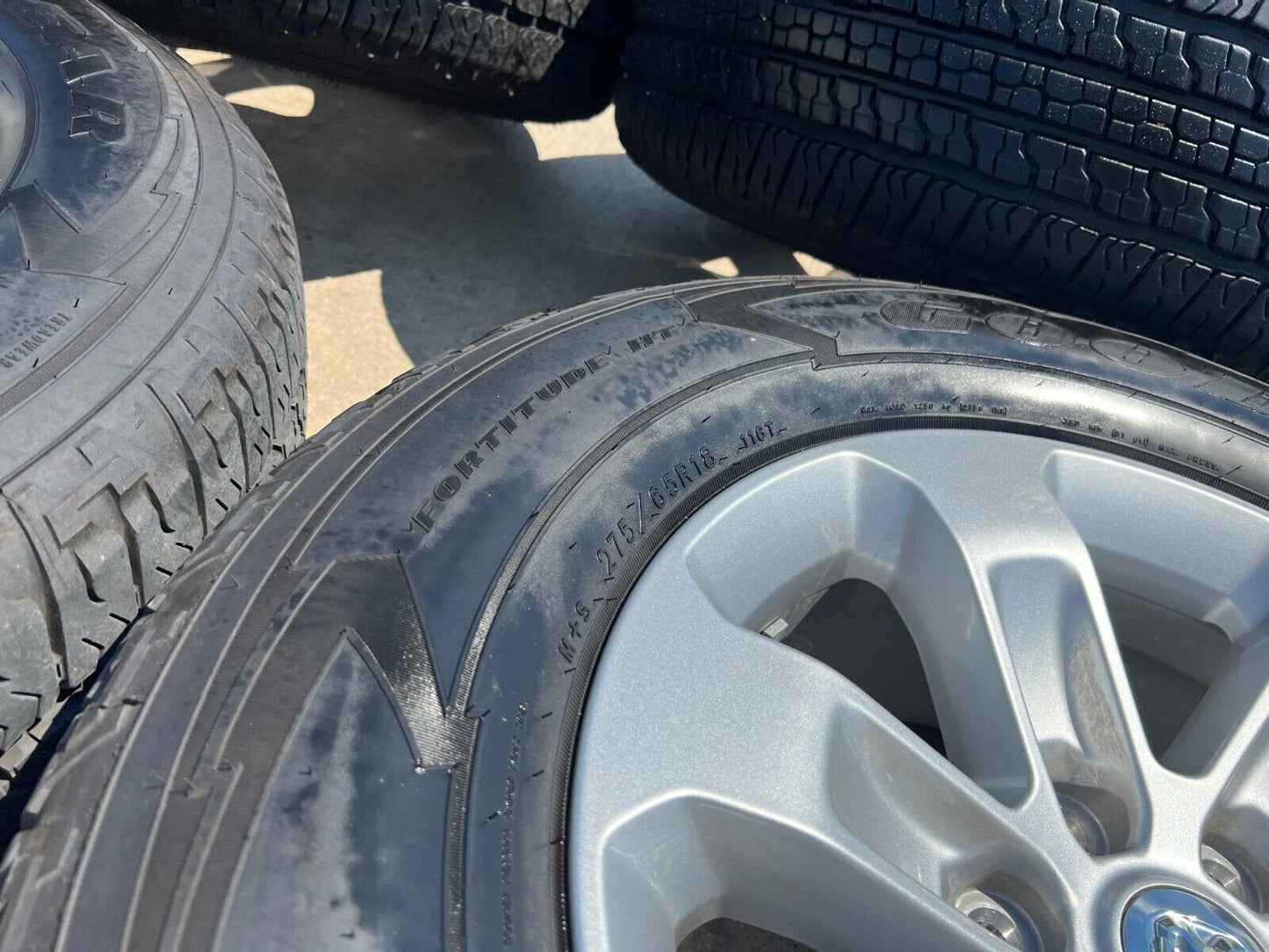 18" Dodge Ram 1500 OEM wheels rims 6x5.5 2672 tires 2019 2020 2021 2022 2023