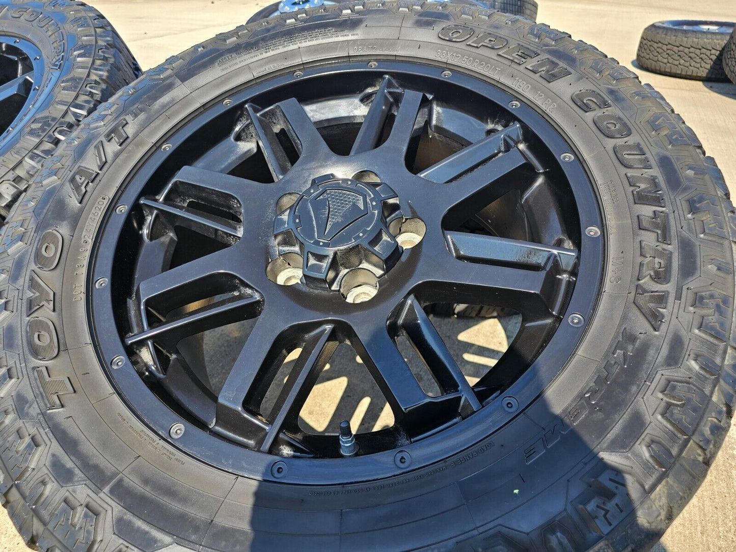 20" Toyota Tundra TSS TRD T Force OEM black wheels rims 5x150 tires