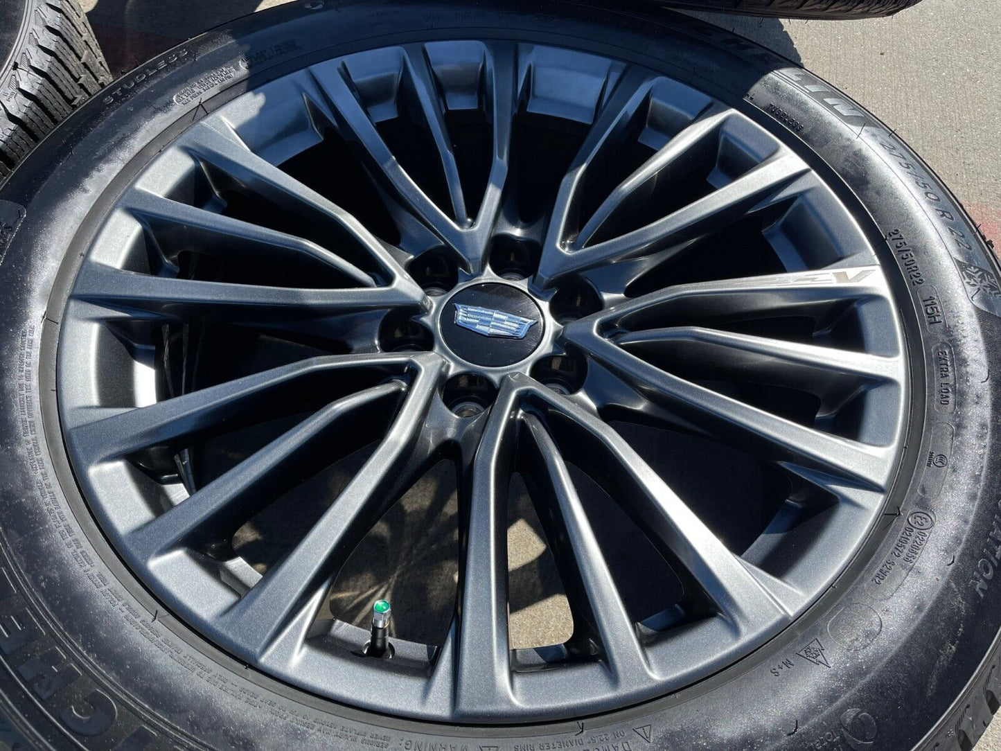 22" Cadillac Escalade V Platinum OEM 4883 wheels rims 2023 2024 2025 NEW
