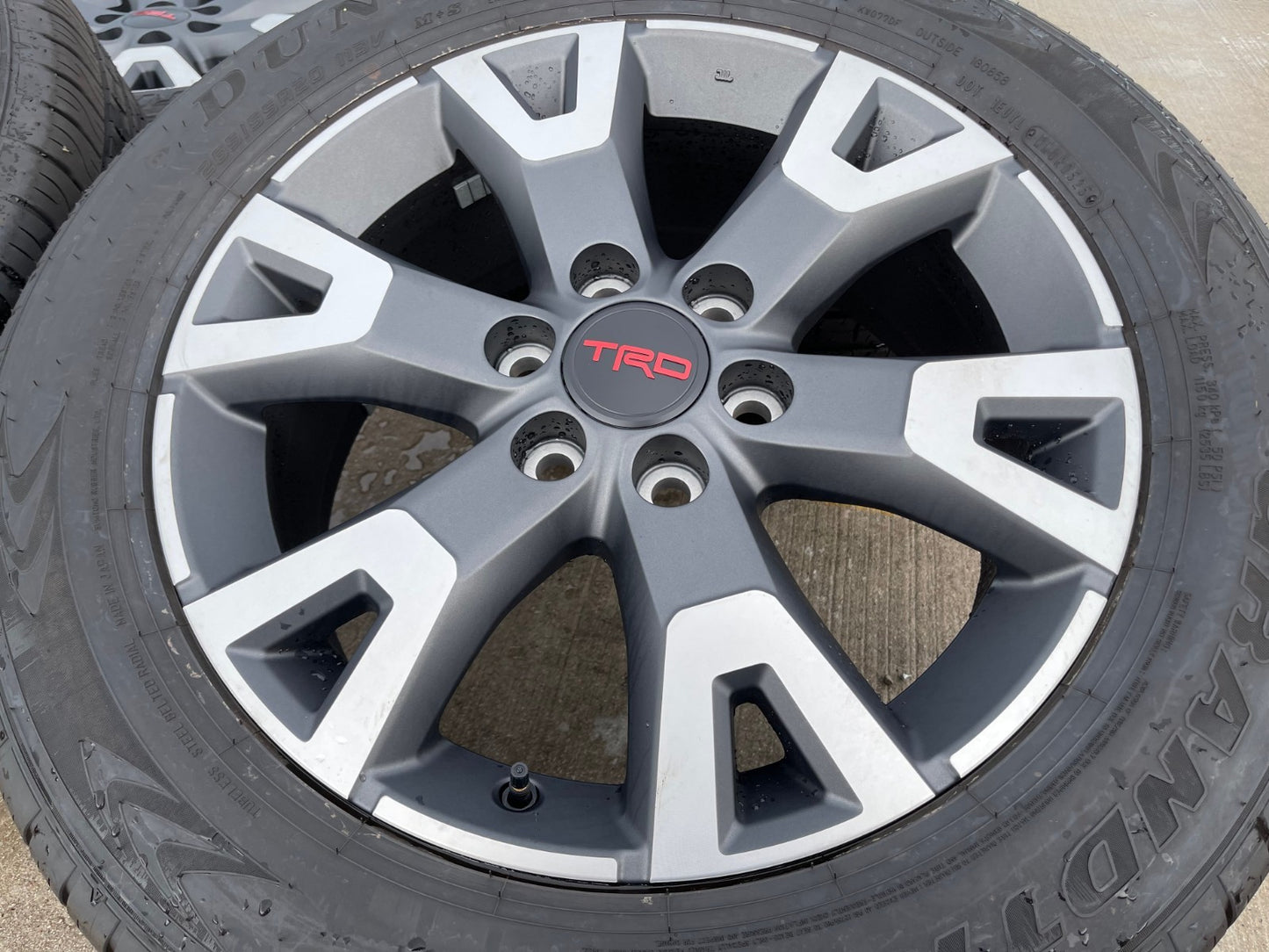 20" Toyota 4Runner TRD OEM gray wheels rims Tundra Sequoia 2025 2026 NEW