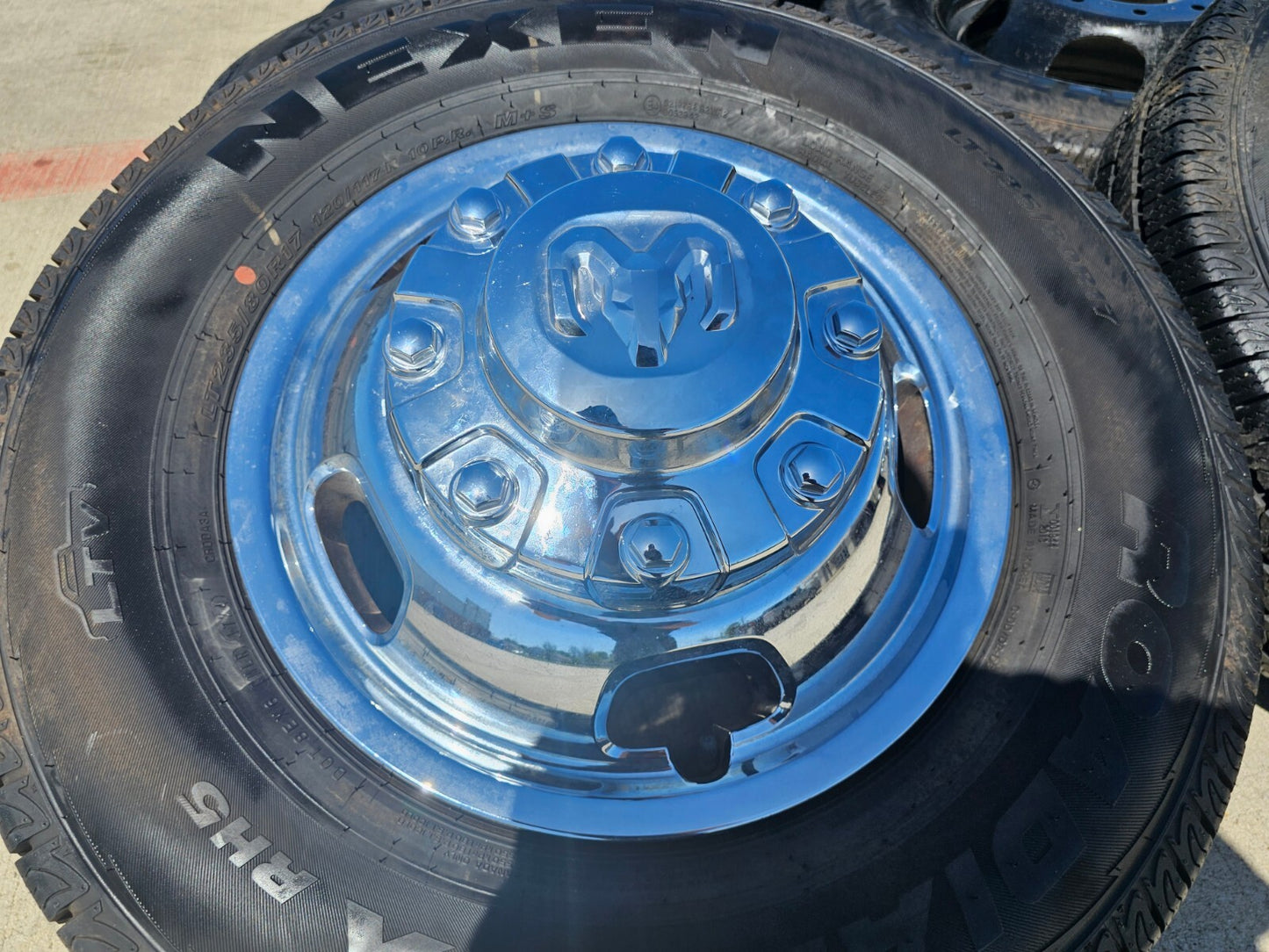 17" Dodge Ram 3500 Dually Laramie 8x200 wheels rims 2703 2704 OEM 2024 2025 NEW