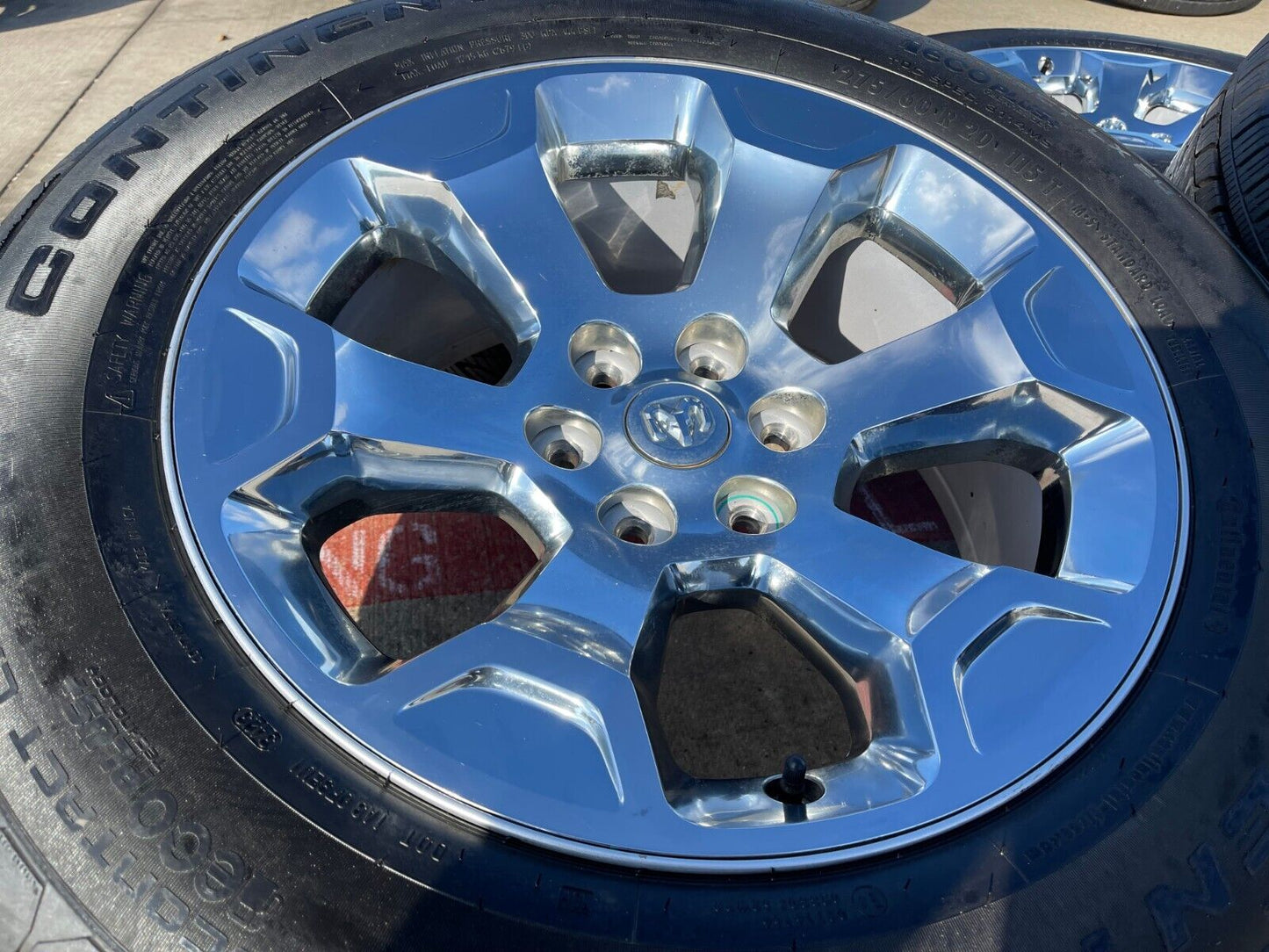 20" Dodge Ram 1500 OEM Laramie CHROME 2680 wheels rims 2022 2023 2024 2025 NEW