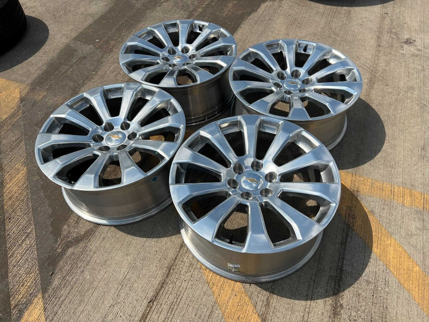 22" Chevy Silverado High Country OEM 5922 wheels rims Tahoe 2022 2023 2024 2025