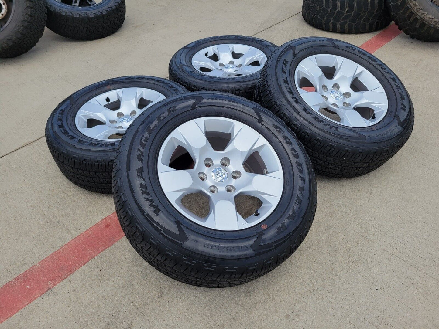 18" Ram 1500 OEM stock wheels rims 2669 tires 2019 2020 2021 2022 2023 2024 2025
