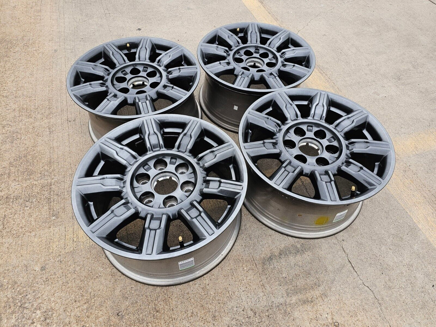 18" GMC Sierra AT4X Chevy Silverado OEM wheels rims 2024 2025 NEW