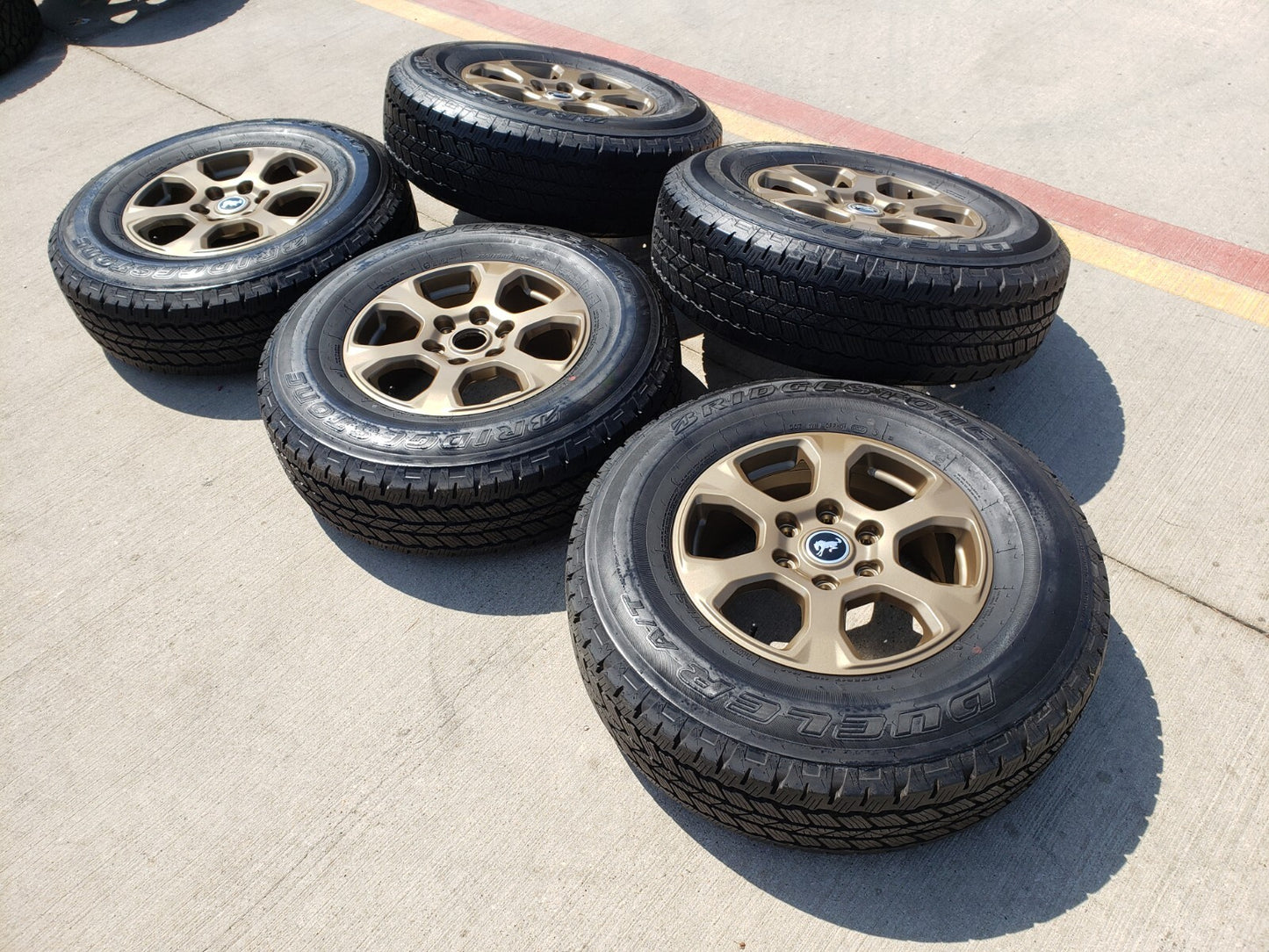 17" Ford Bronco HERITAGE wheels rims BRONZE tires NEW 10384 NEW