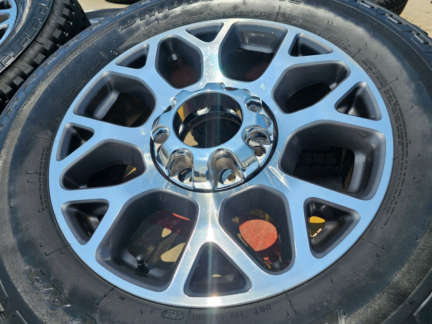 20" Ford F-250 F-350 OEM Lariat wheels rims 10292 tires 2021 2022 2023 2024 2025