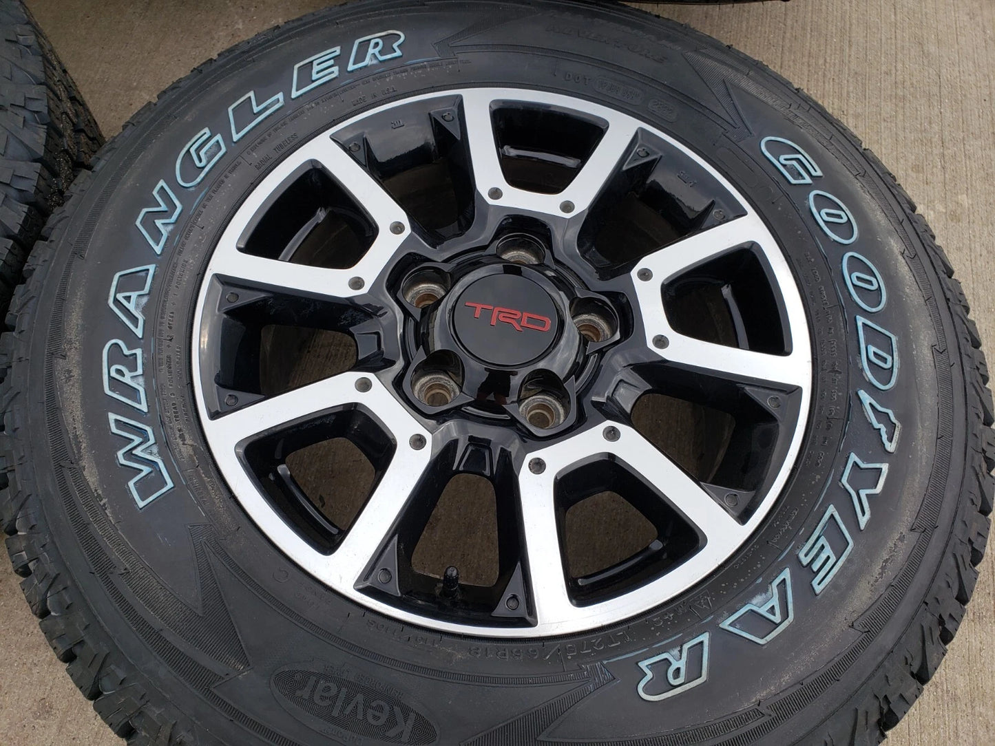 18" Toyota Tundra Sequoia TRD PRO black OEM wheels rims 2019 2020 2021 75157