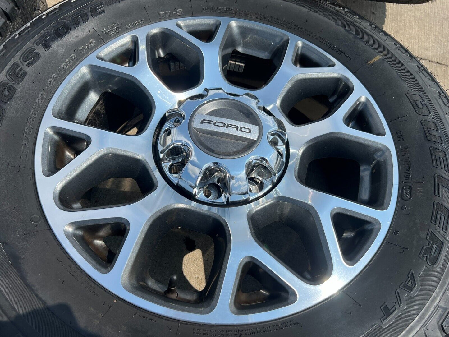 20" Ford F-250 F-350 OEM Lariat wheels rims 10292 tires 2021 2022 2023 2024 NEW