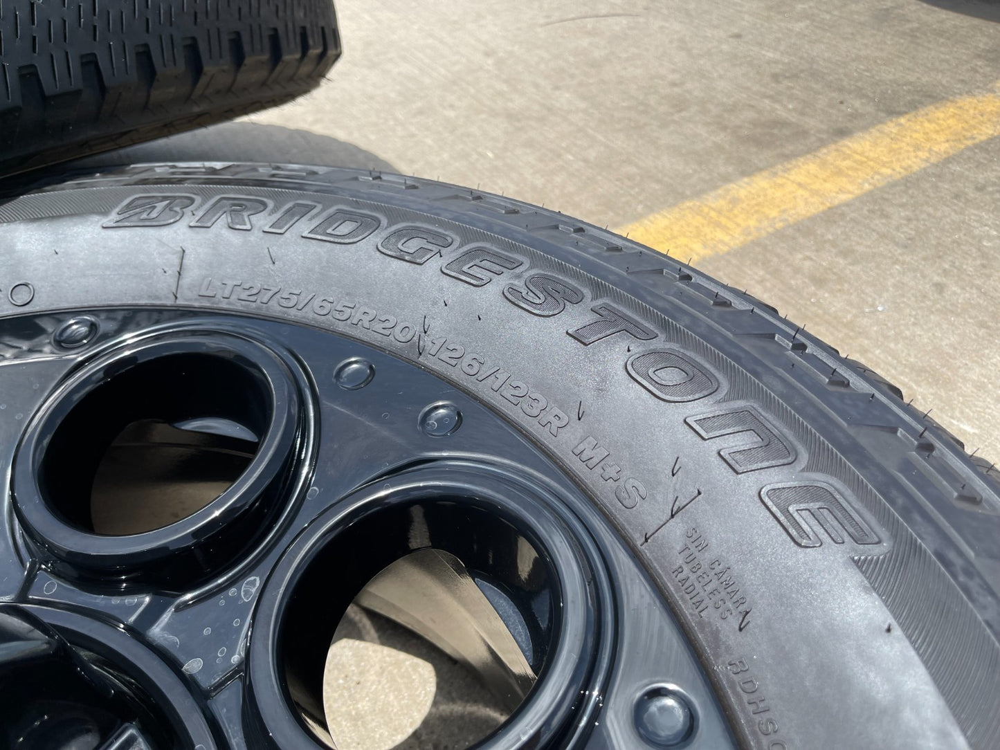 20" Ford F-250 F-350 OEM black TREMOR wheels rims 10299 tires