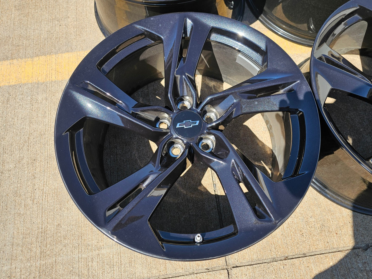 20" Chevy Camaro SS ZL1 OEM staggered wheels rims 5874 5878 NEW