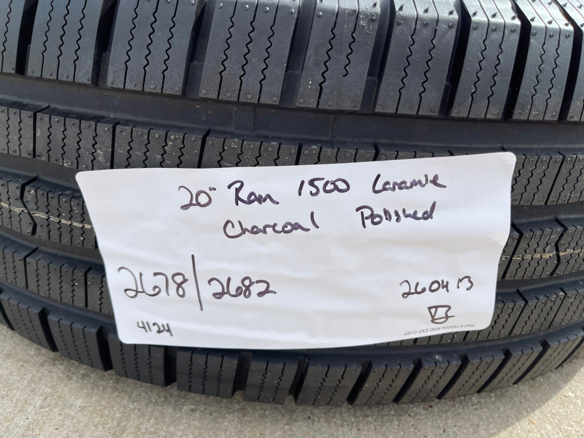20" Dodge Ram 1500 OEM Laramie Long Horn 2678 2682 wheels rims KENDA H/T 4S NEW