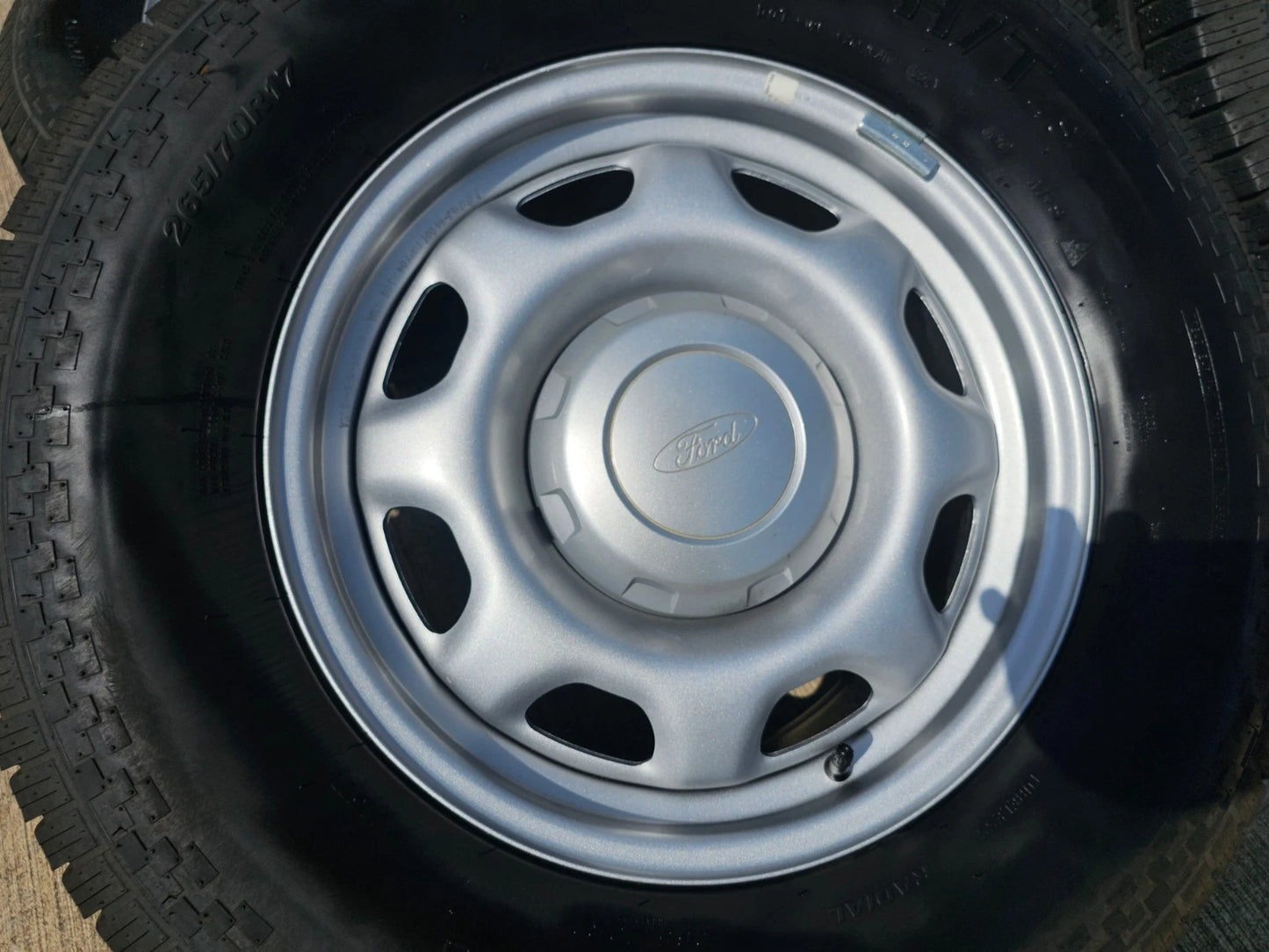 17" Ford F-150 OEM rims wheels 3857 tires steel 2020 2021 2022 2023 2024 2025