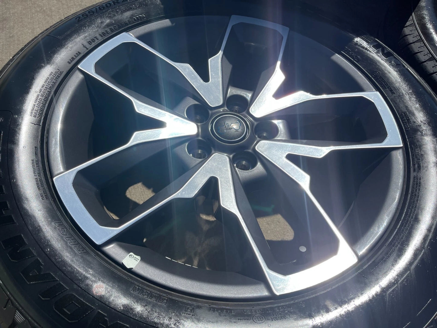 20" Jeep Wrangler Rubicon 4XE OEM 04755613AA wheels rims Gladiator 2024 2025 NEW
