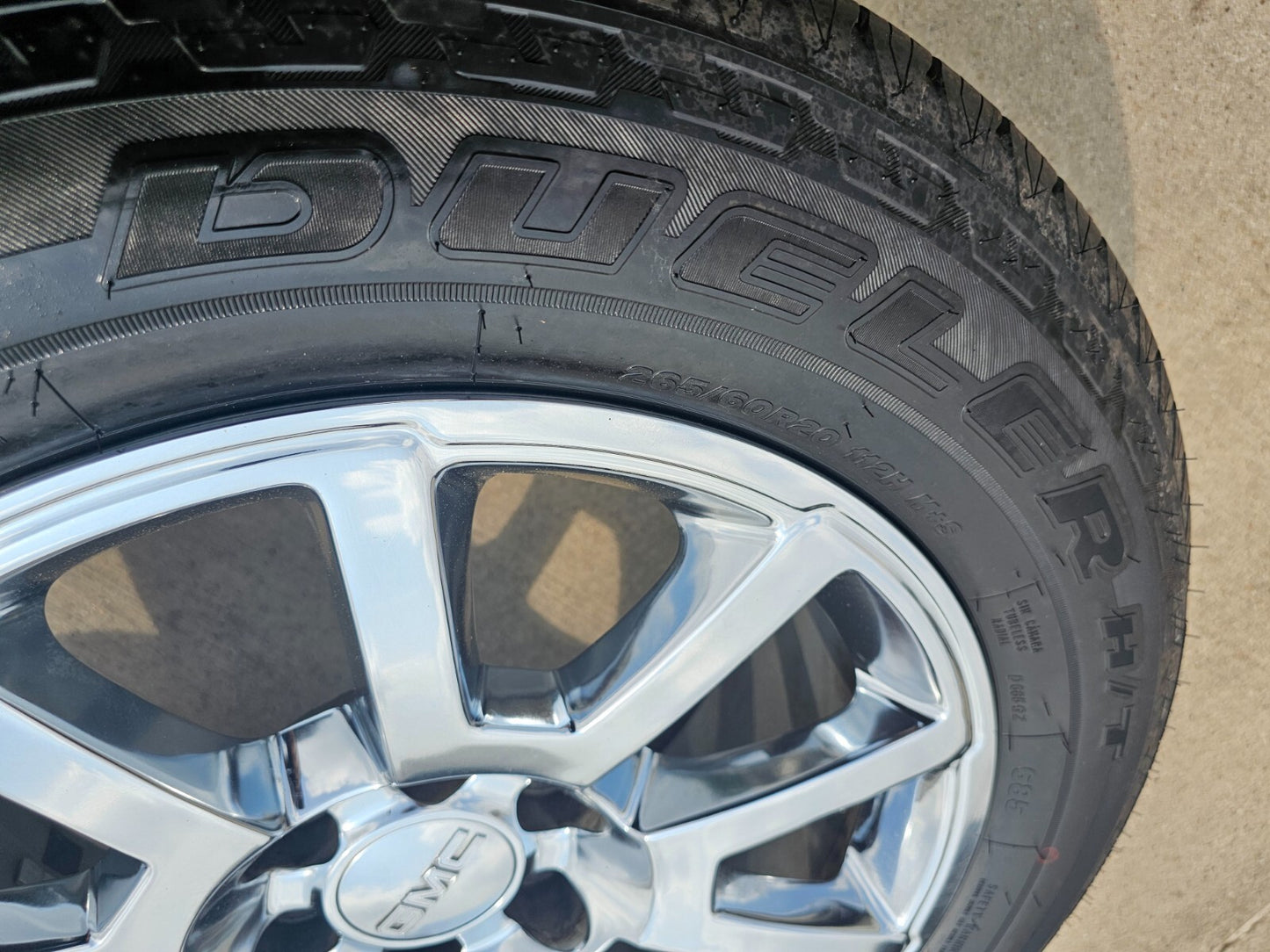 20" GMC Sierra Yukon Denali OEM CHROME wheels rims 5644 tires