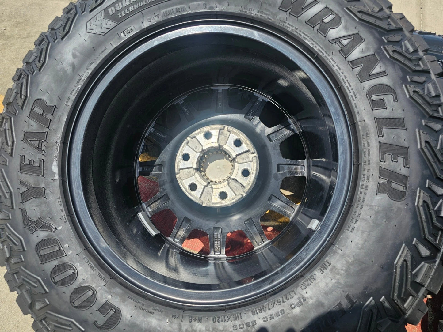 18" AEV SALTA GMC Sierra AT4X Chevy Silverado OEM rims wheels GOODYEAR