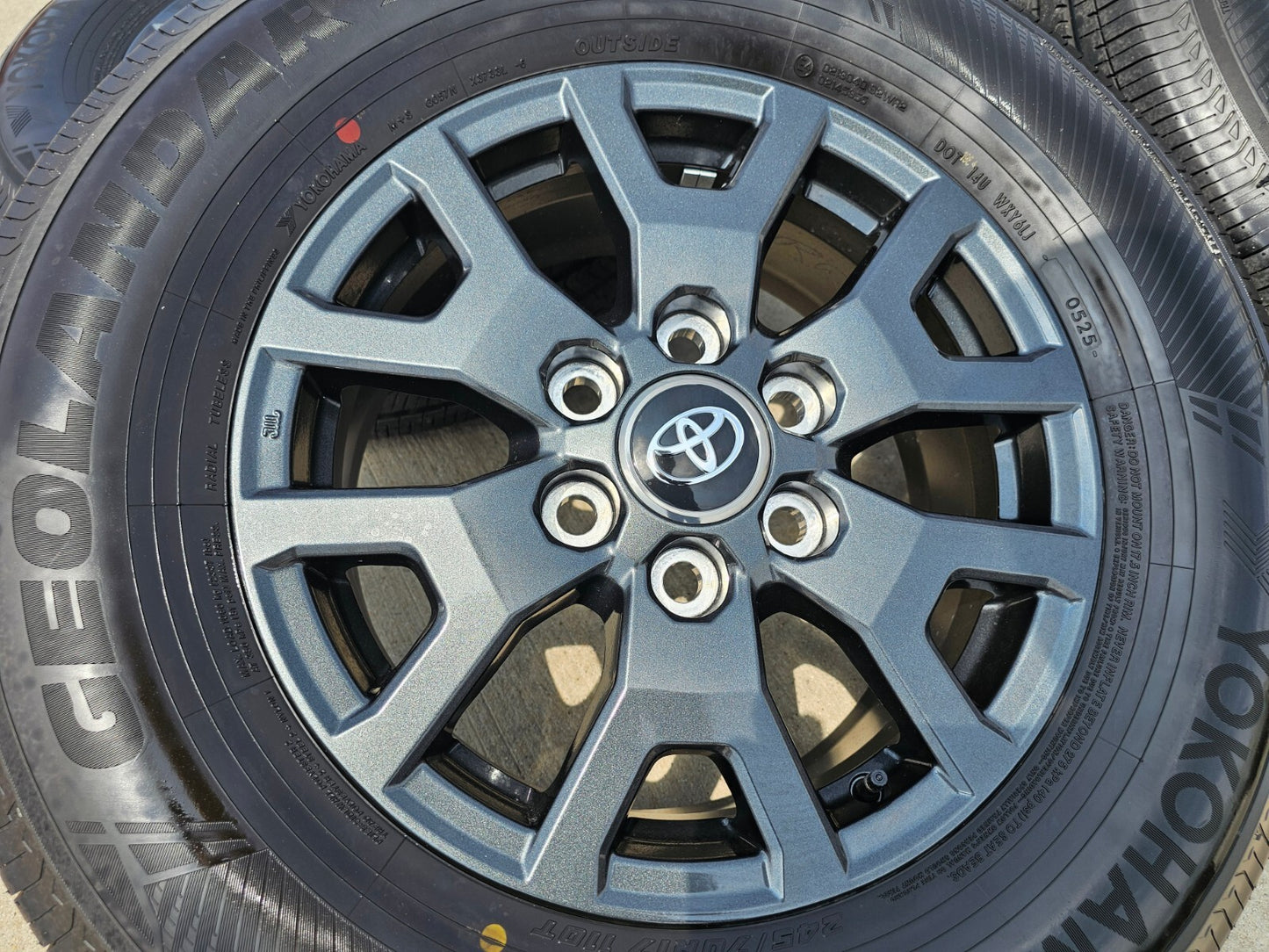 17" Toyota 4Runner Tacoma TRD OEM 42611 wheels rims tires 2024 2025 2026 NEW
