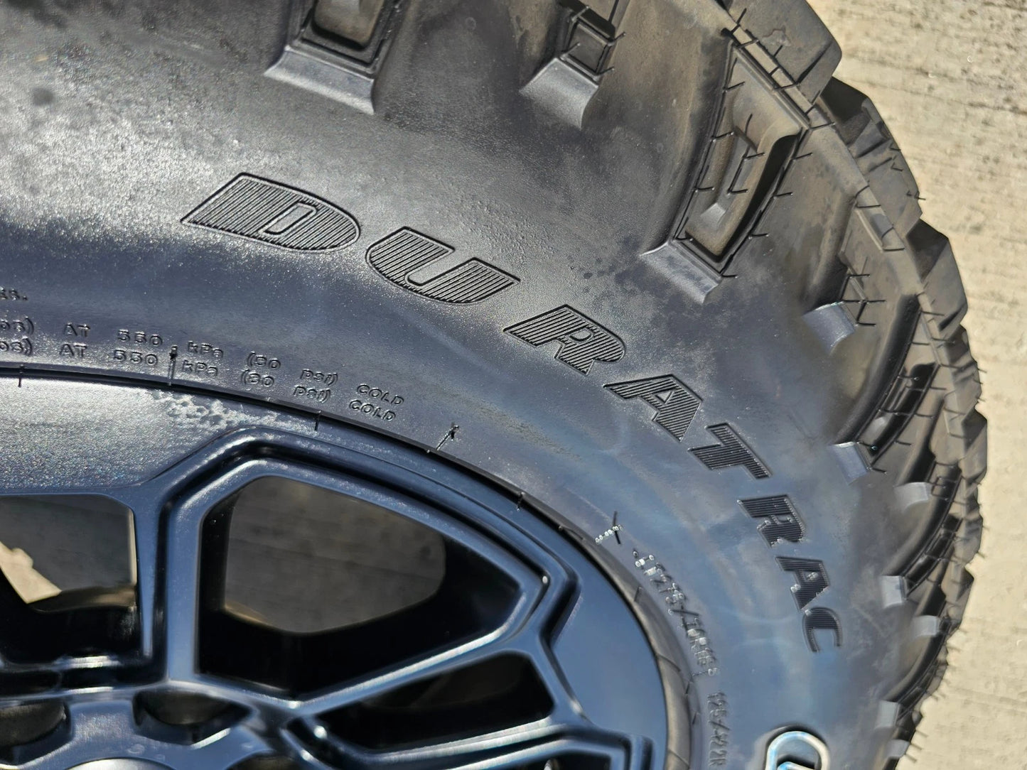 18" Dodge Ram 1500 Rebel Black OEM wheels rims 2023 2024 2025 DURATRAC A/T