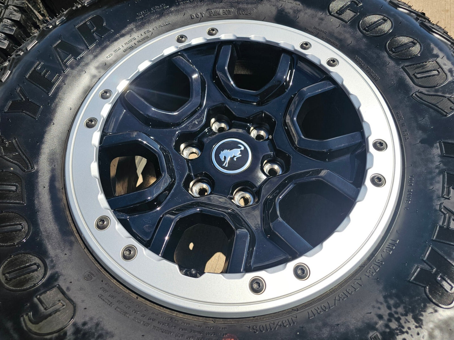 17" Ford Bronco SASQUATCH wheels rims BEADLOCK 10388 Ranger 2023 2024 2025 NEW