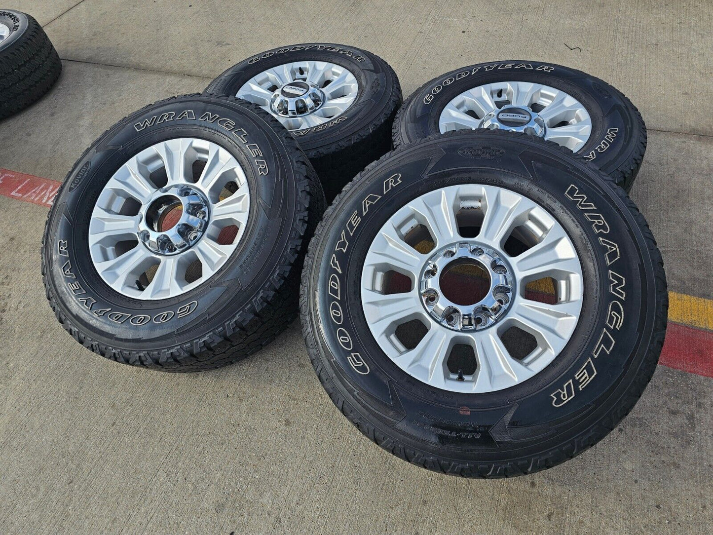 18" Ford F-250 F-350 OEM Lariat 10097 rims wheels 2021 2022 2023 2024 2025
