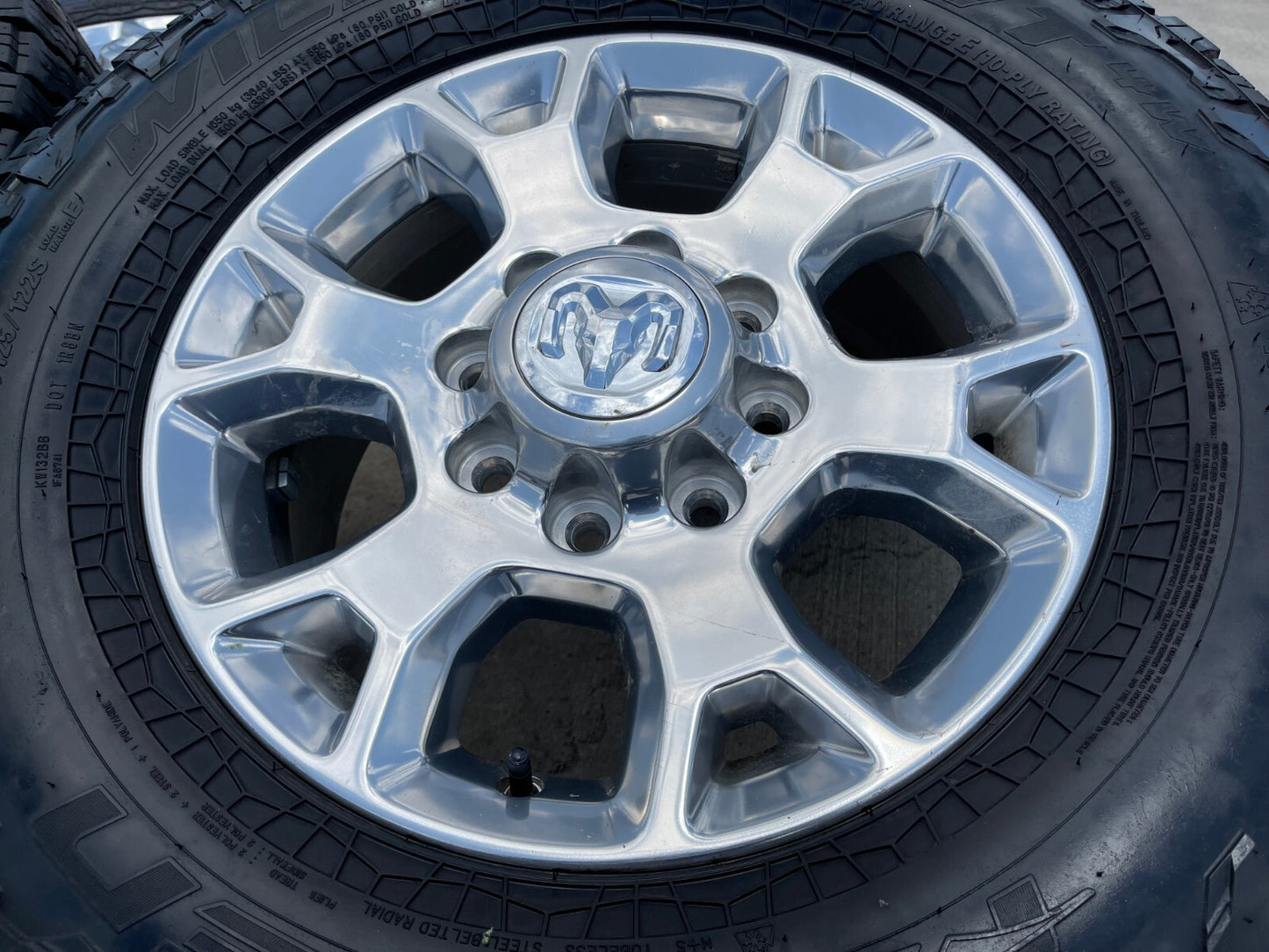 18" Ram 2500 3500 Laramie Power Wagon OEM wheels rims 2693 tires FALKEN A/T4