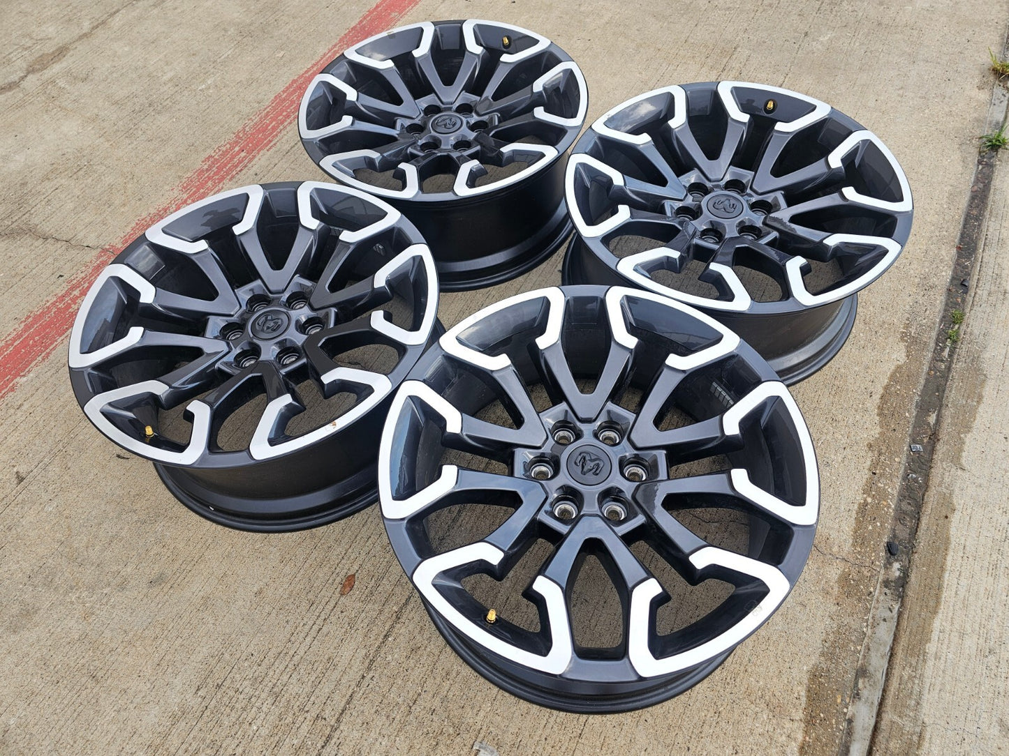 22" Dodge Ram 1500 OEM LIMITED Laramie 63497 wheels rims 2024 2025 2026 NEW