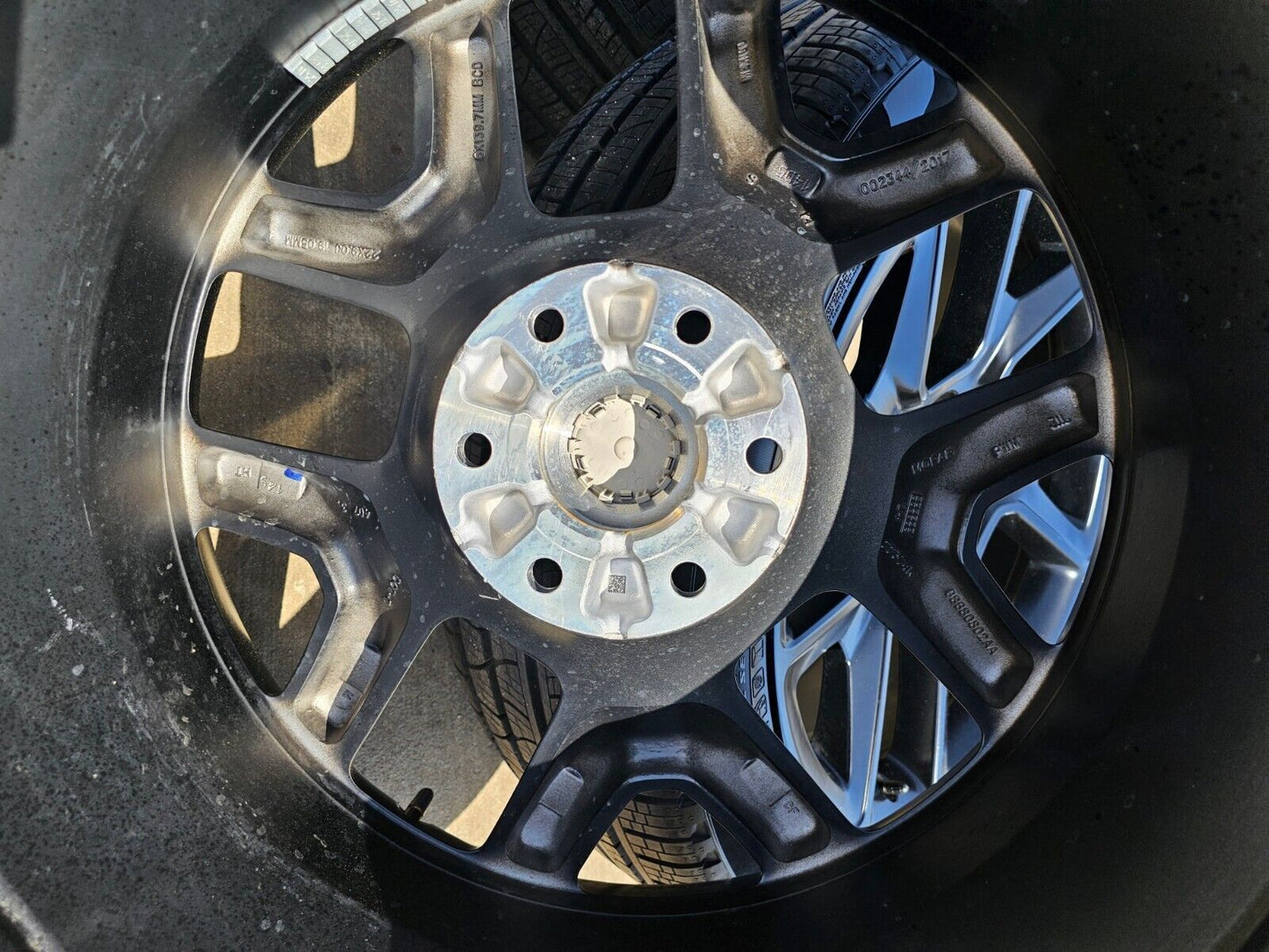 22" Dodge Ram 1500 OEM LIMITED Laramie 2725 2684 wheels rims black 2024 2025 NEW