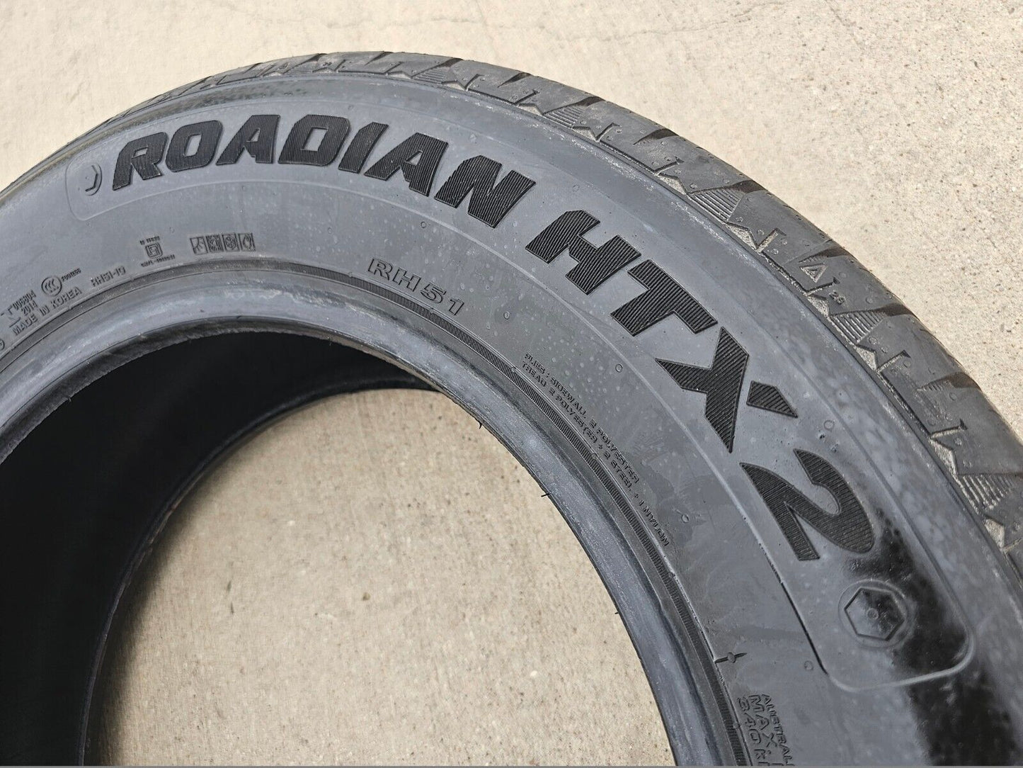 (1) 255/60/20 Nexen Roadian H/TX2 tire Jeep Mopar NEW