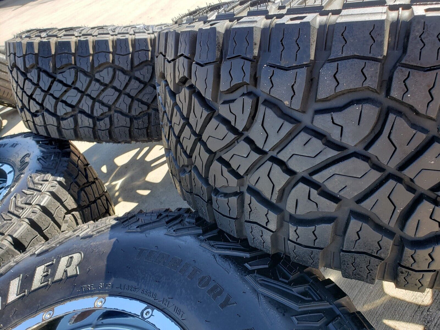 18x9 GEAR 737 wheels rims tires Ford F-150 Chevy RAM 1500 Tacoma 6x139 6x135