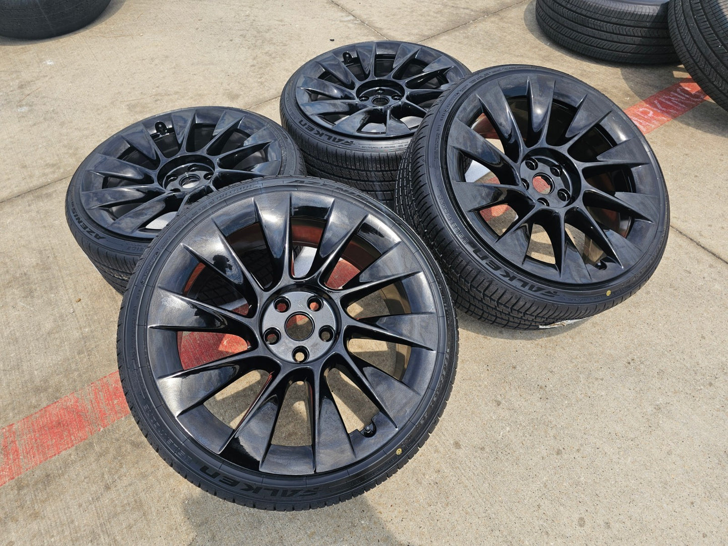 20" Tesla Model 3 OEM Uberturbine wheels rims tires 2021 2022 2023 2024 2025 NEW