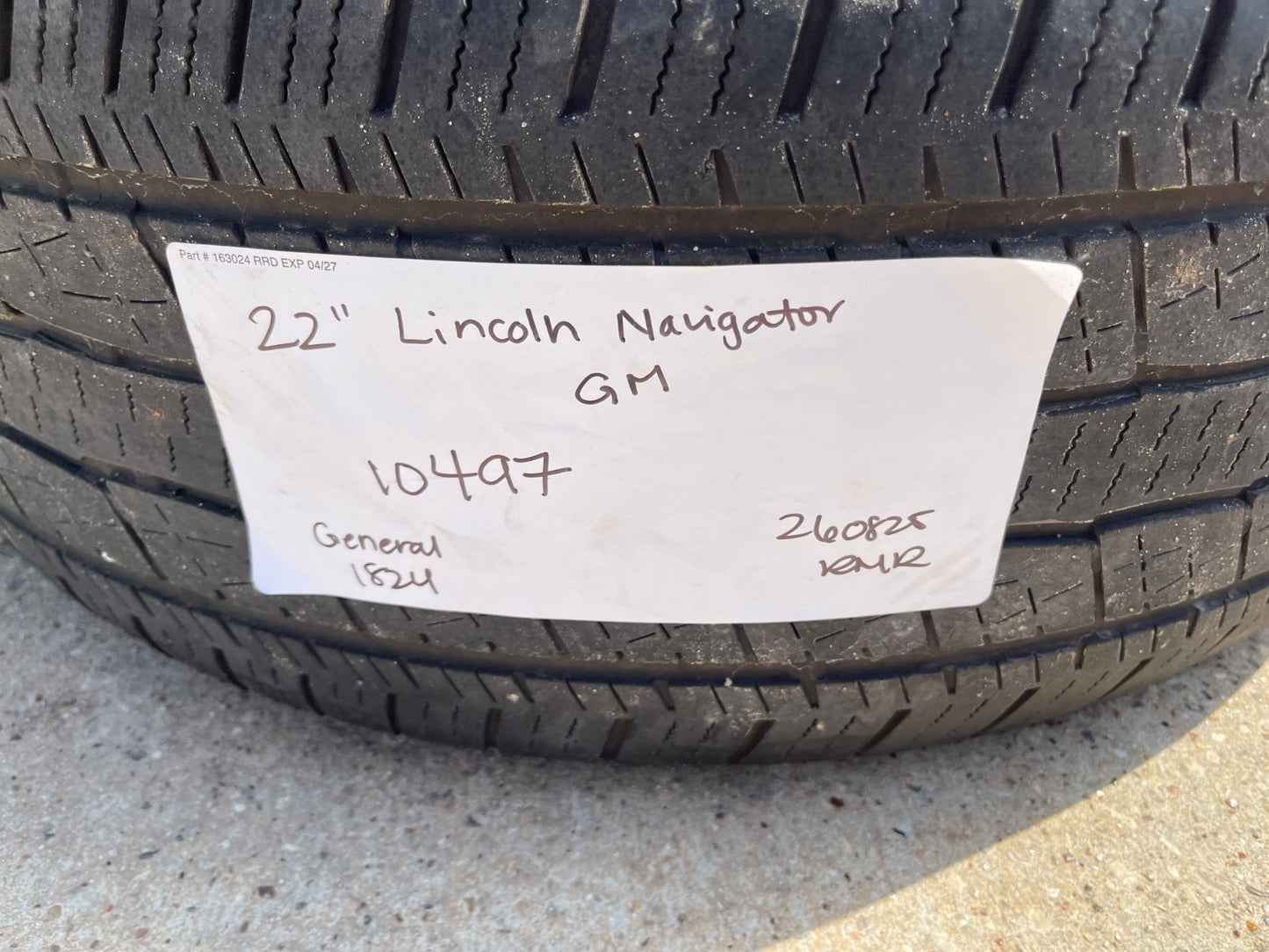 22" Lincoln Navigator BLACK LABEL OEM 10497 rims wheels SET