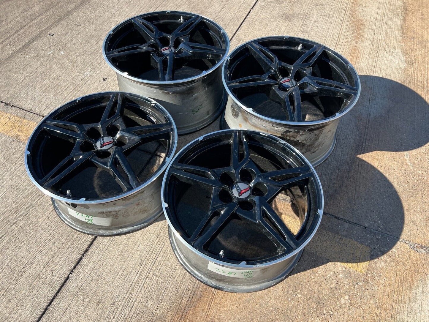19" + 20" Chevy Corvette C8 OEM wheels rims 14009 200268 2022 2023 2024 2025