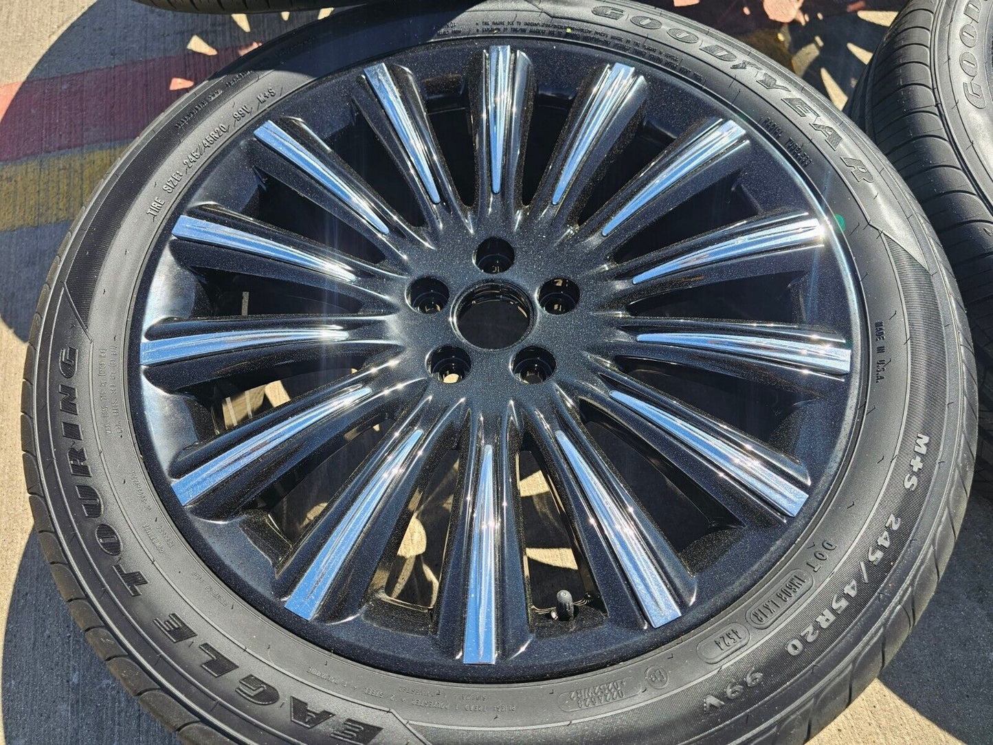 20" Lincoln MKS 3929 OEM rims wheels tires 2011 2012 2013 2014 2015 2016 NEW