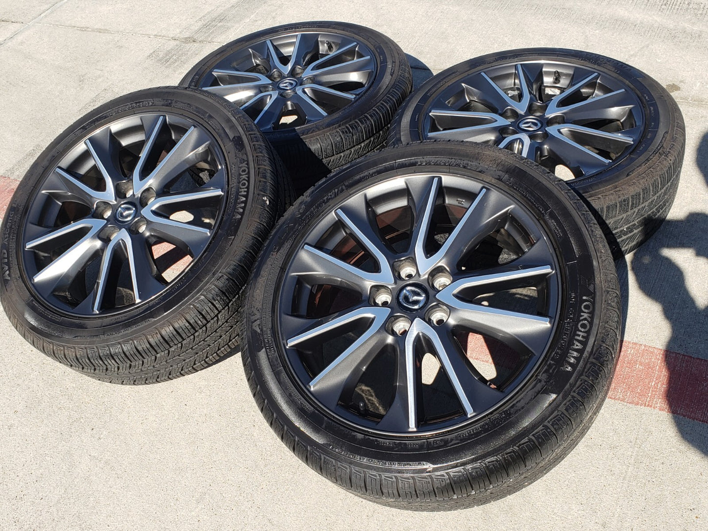 18" Mazda CX-3 3 5 6 OEM wheels rims 64988 tires YOKOHAMA