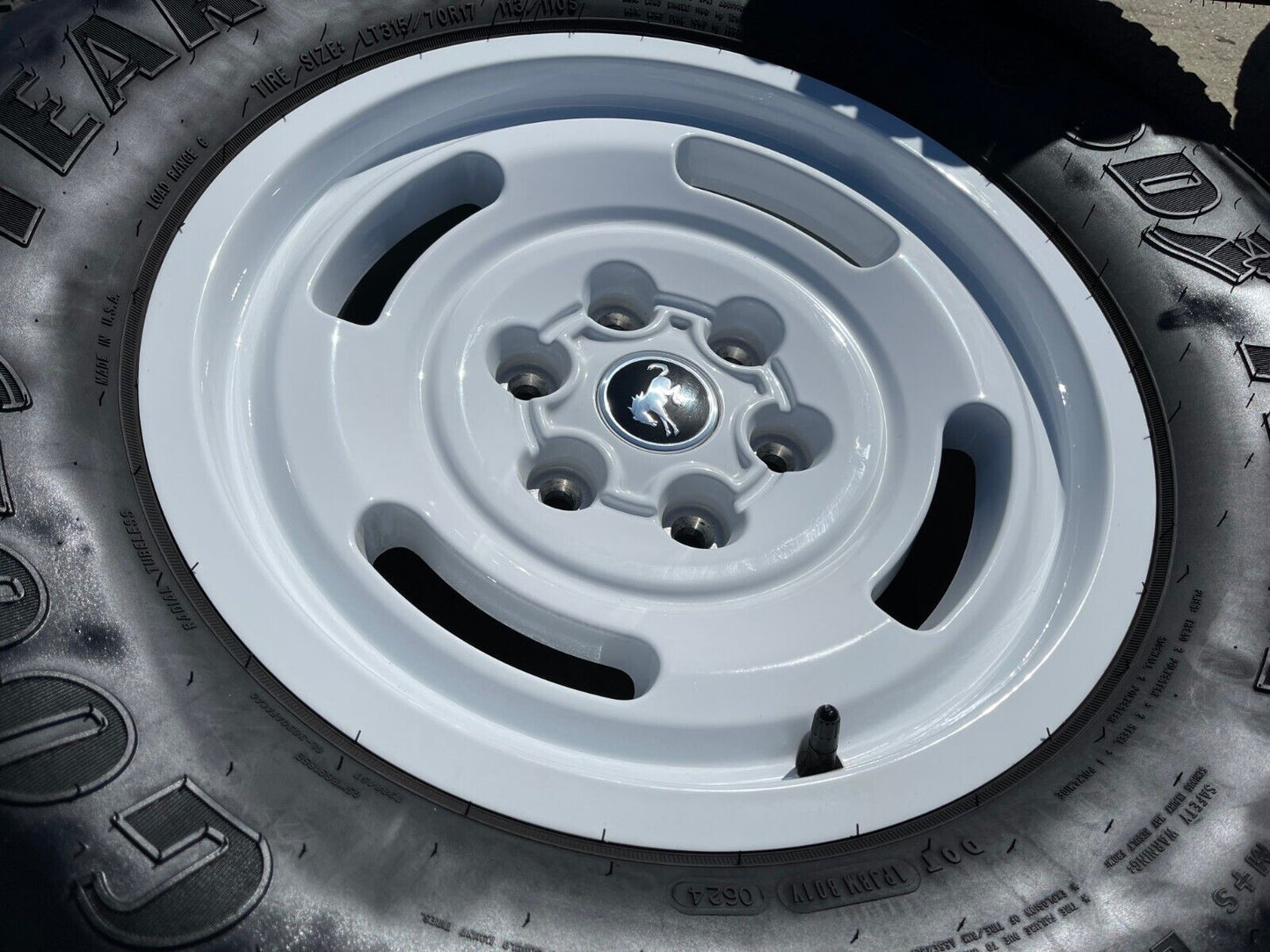 17" Ford Bronco HERITAGE Limited Edition wheels rims white 35" NEW 2024 2025
