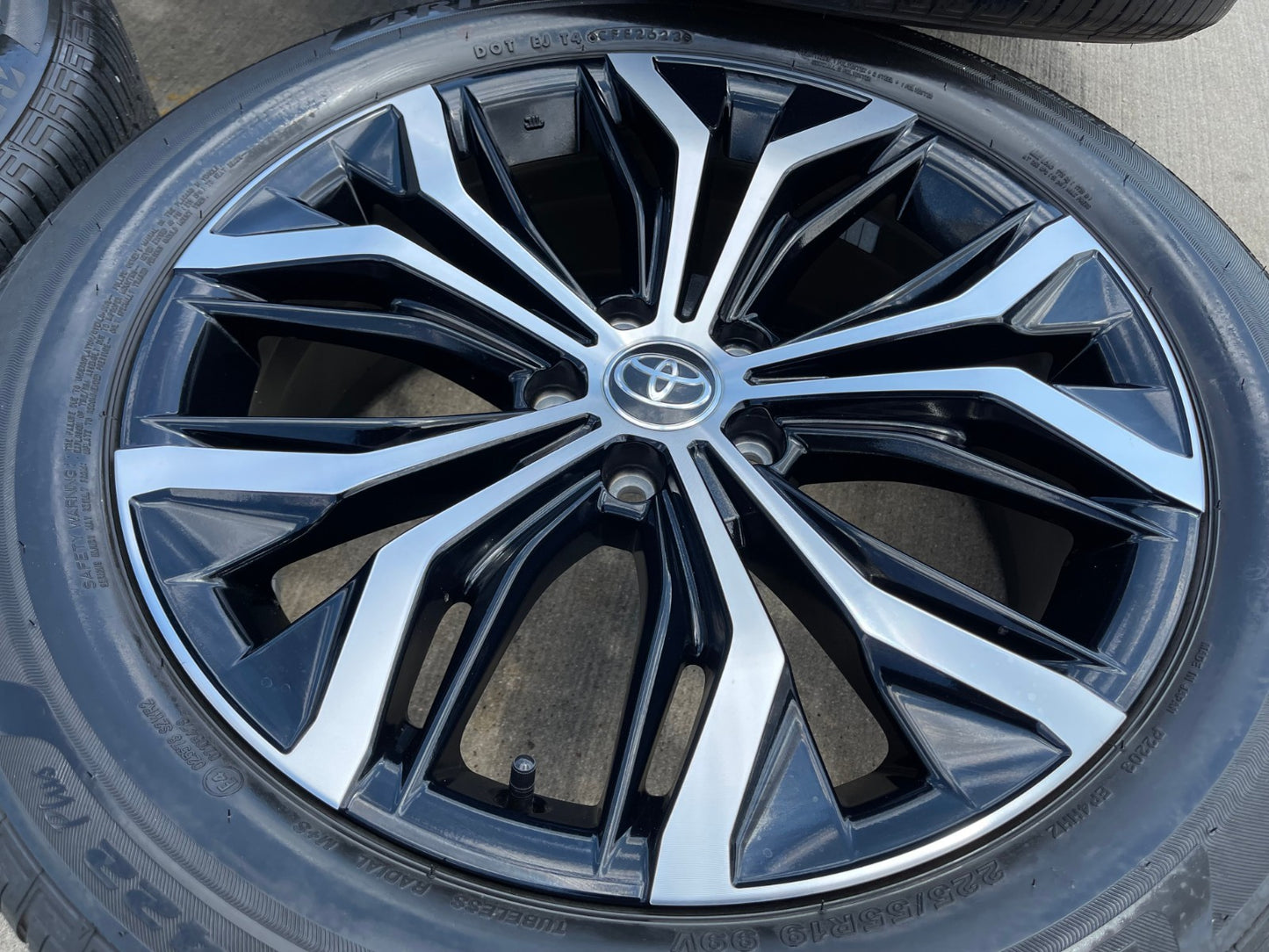 19" Toyota Crown OEM black wheels rims 75330 Camry Avalon Lexus 2023 2024 2025