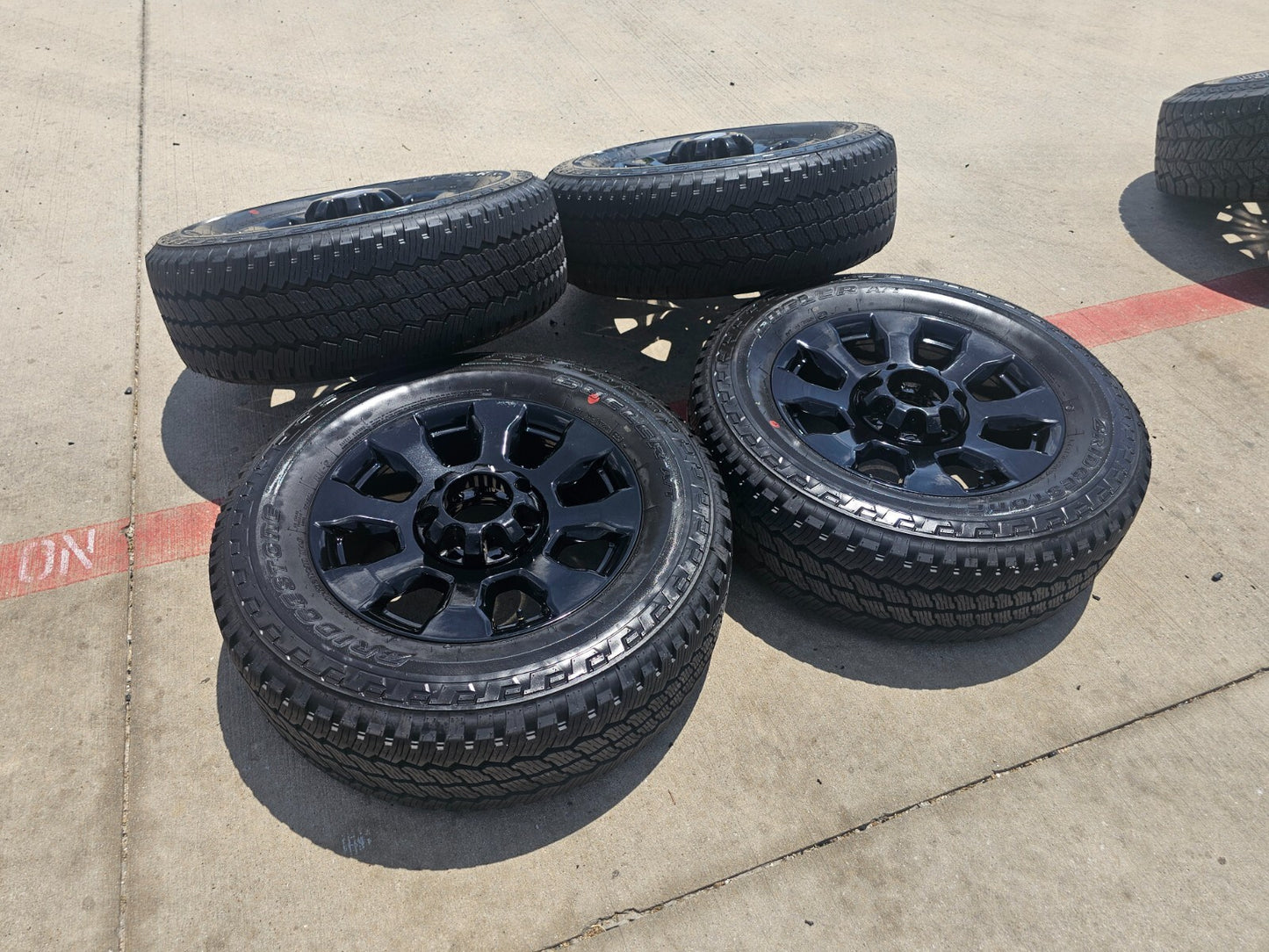 20" Ford F-250 F-350 Tremor OEM Black 10101 rims wheels tires NEW