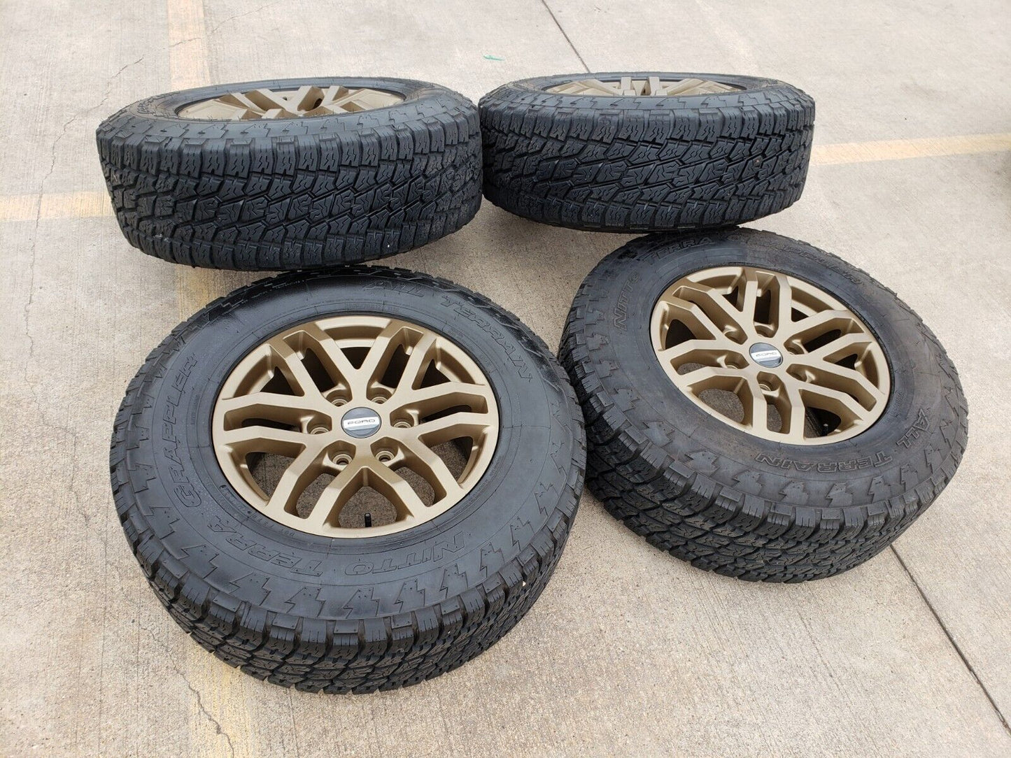 17" Ford Ranger Tremor OEM rims wheels 10431 BRONZE 2022 2023 2024 2025 NITTO